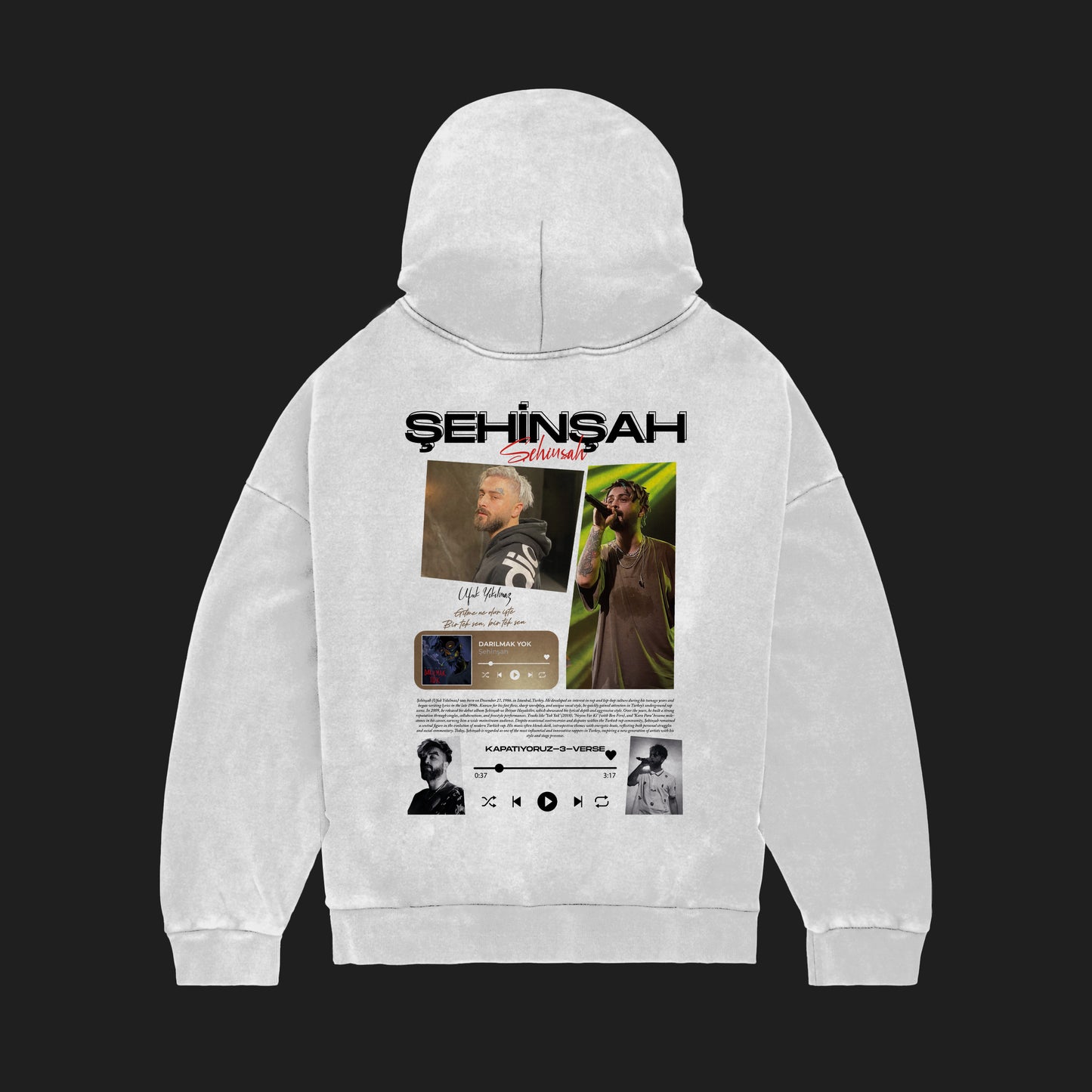 MACKBEARS™   Oversize ŞEHİNŞAH  Hoodie