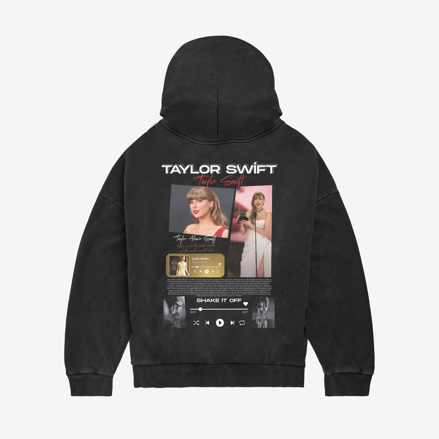 MACKBEARS™   Oversize TAYLOR SWİFT  Hoodie