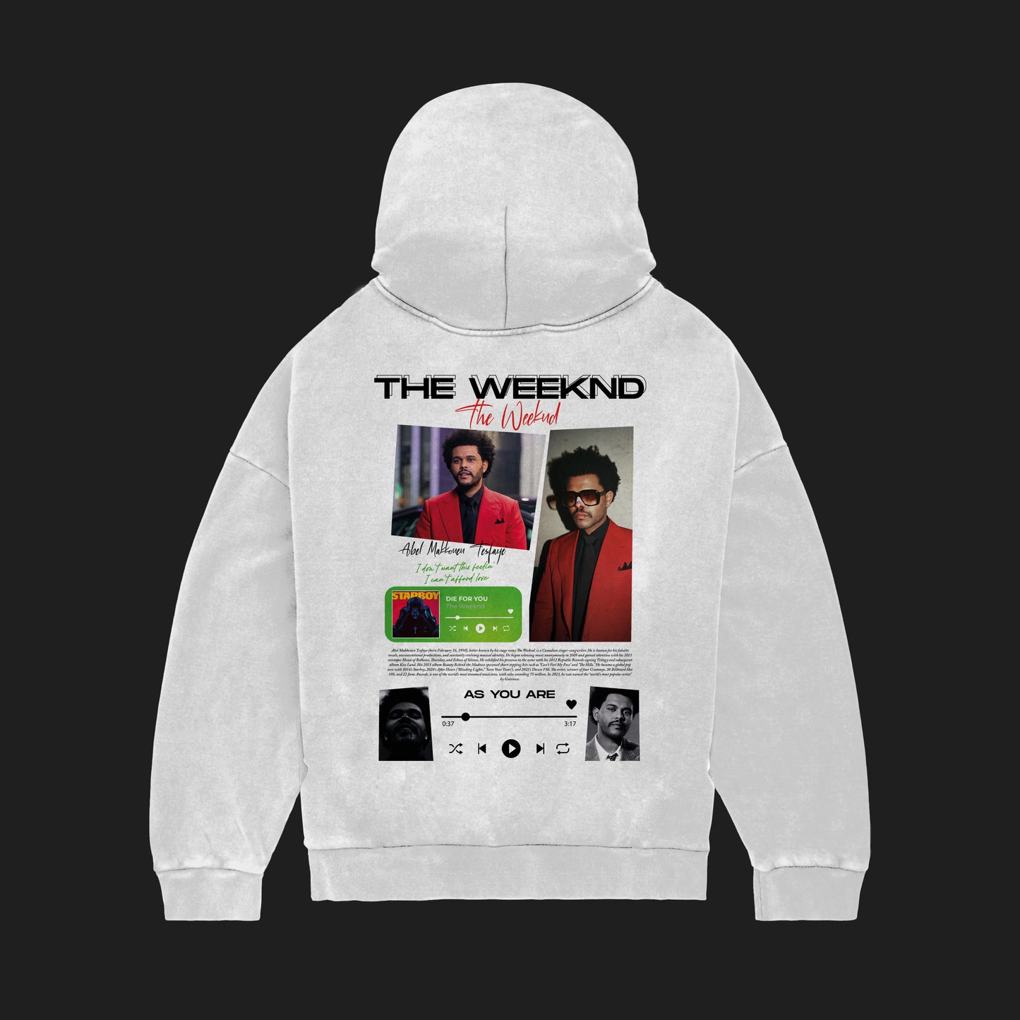 MACKBEARS™   Oversize THE WEEKEND  Hoodie