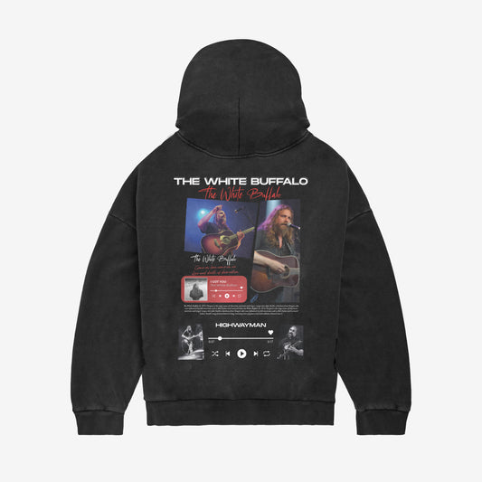 MACKBEARS™   Oversize THE WHITE BUFFALO  Hoodie