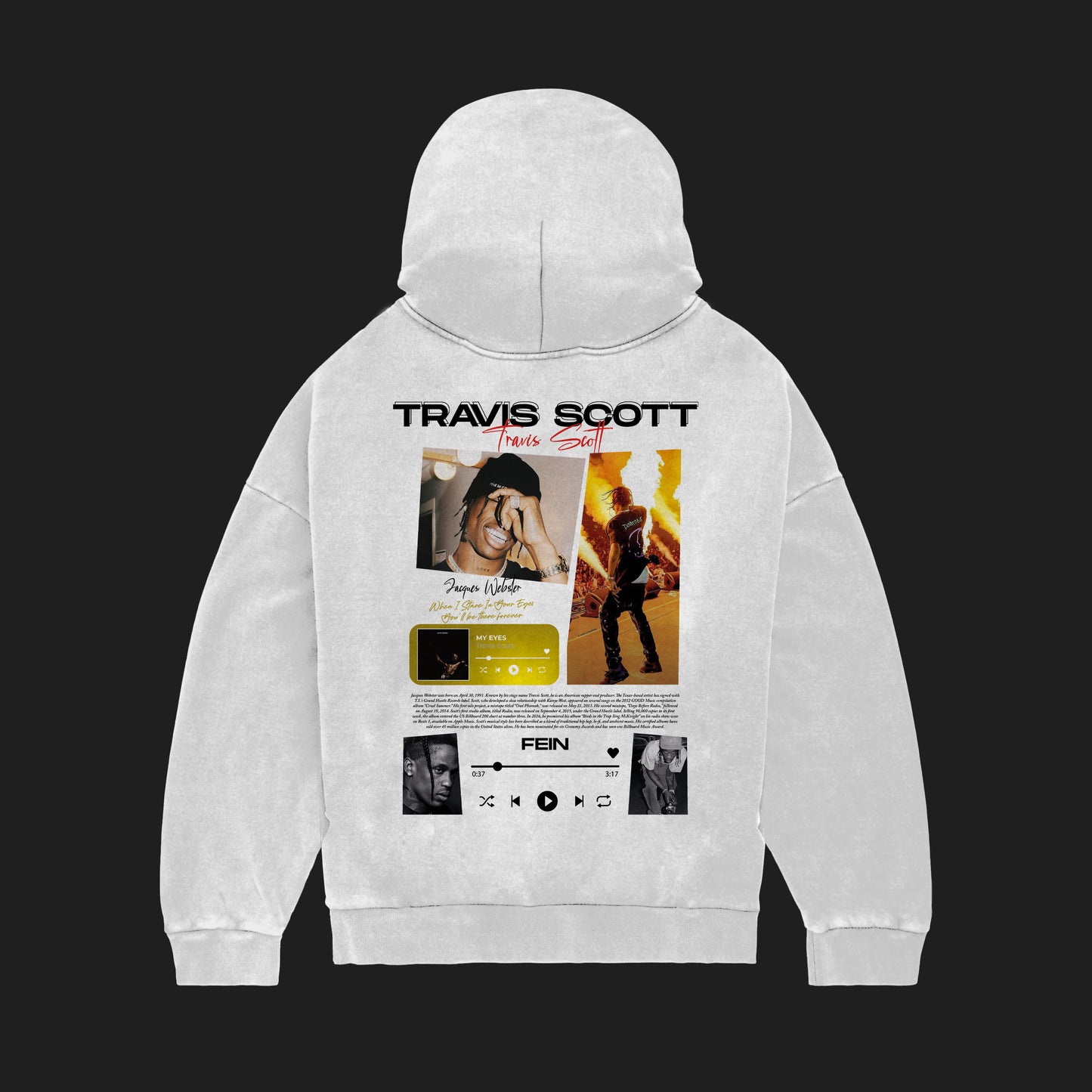MACKBEARS™   Oversize TRAVIS SCOTT  Hoodie