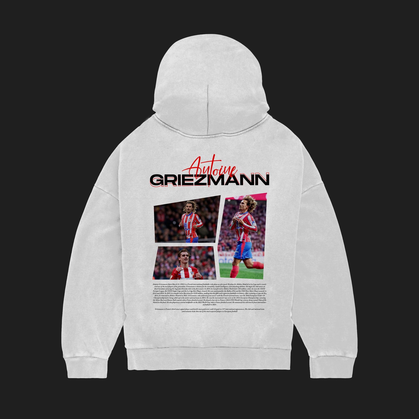 MACKBEARS™   Oversize ANTOİNE GRİEZMANN Hoodie