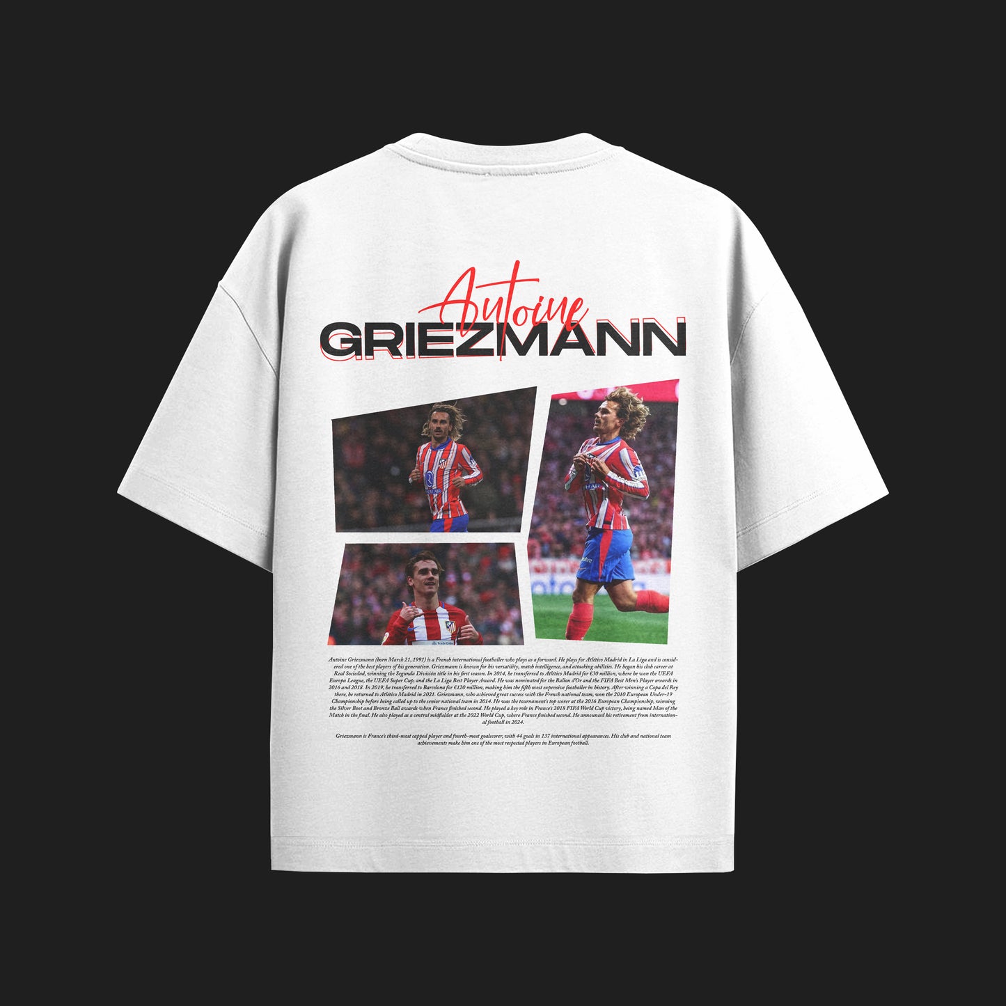 MACKBEARS™   Oversize  ANTOİNE GRIEZMANN T-shirt