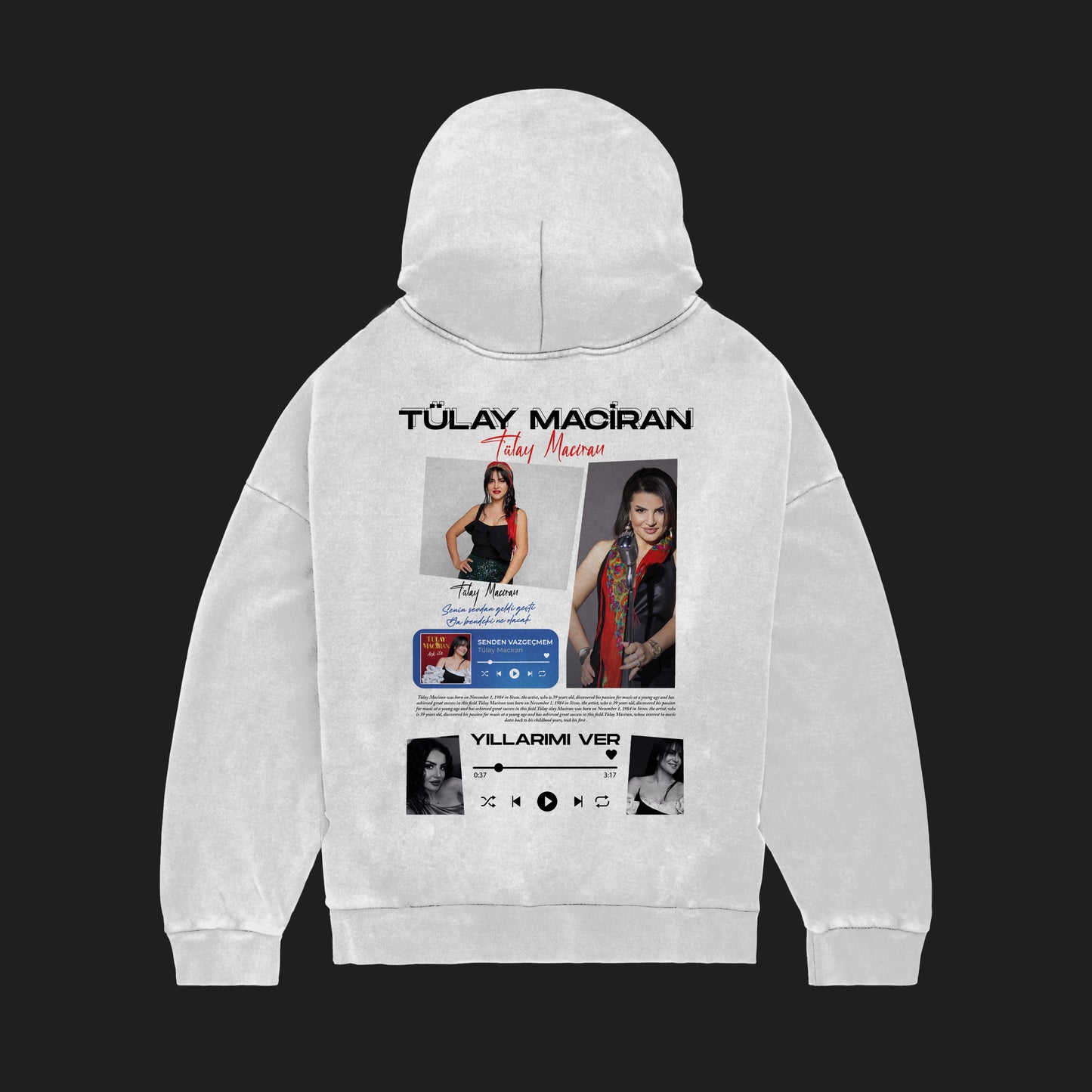 MACKBEARS™   Oversize TÜLAY MACİRAN  Hoodie