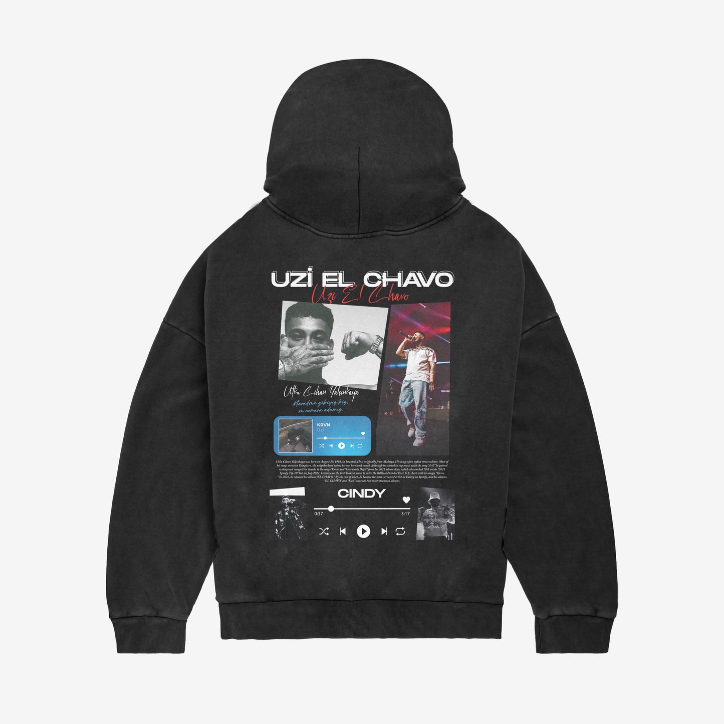 MACKBEARS™   Oversize UZİ EL CHAVO  Hoodie