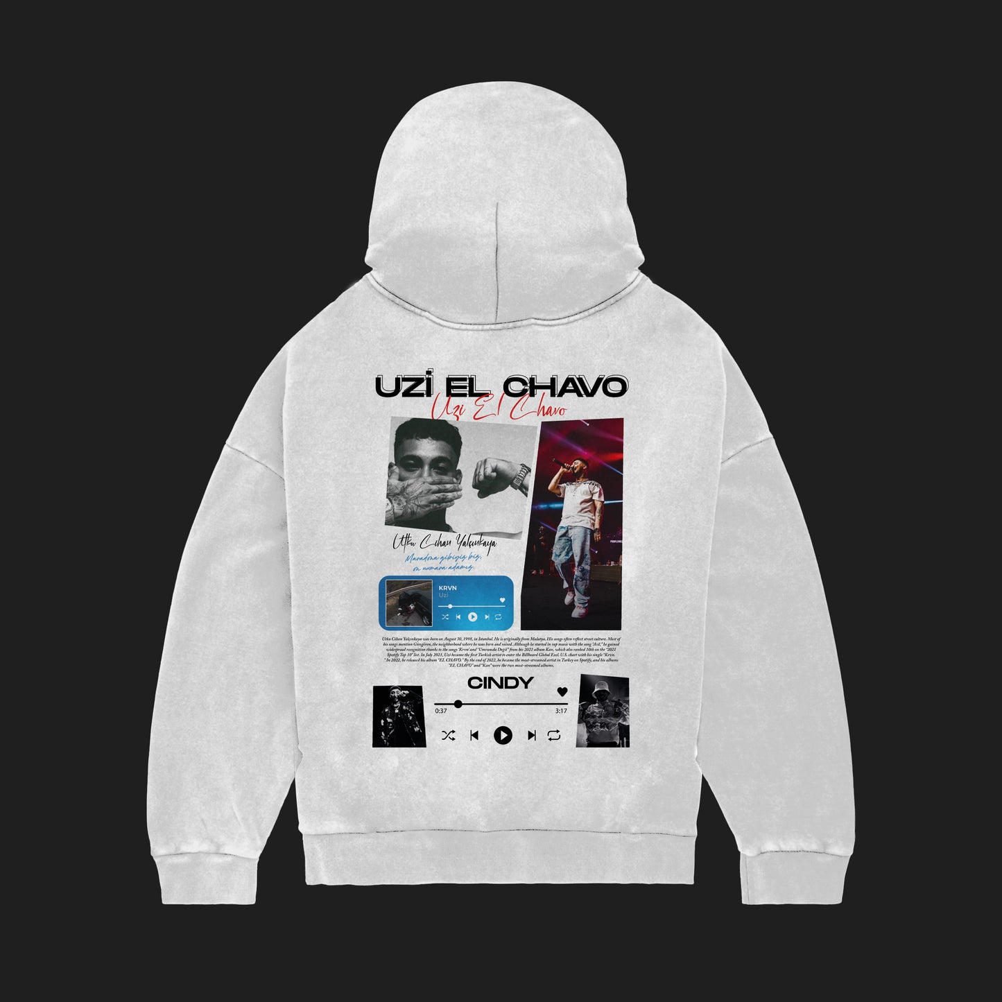 MACKBEARS™   Oversize UZİ EL CHAVO  Hoodie