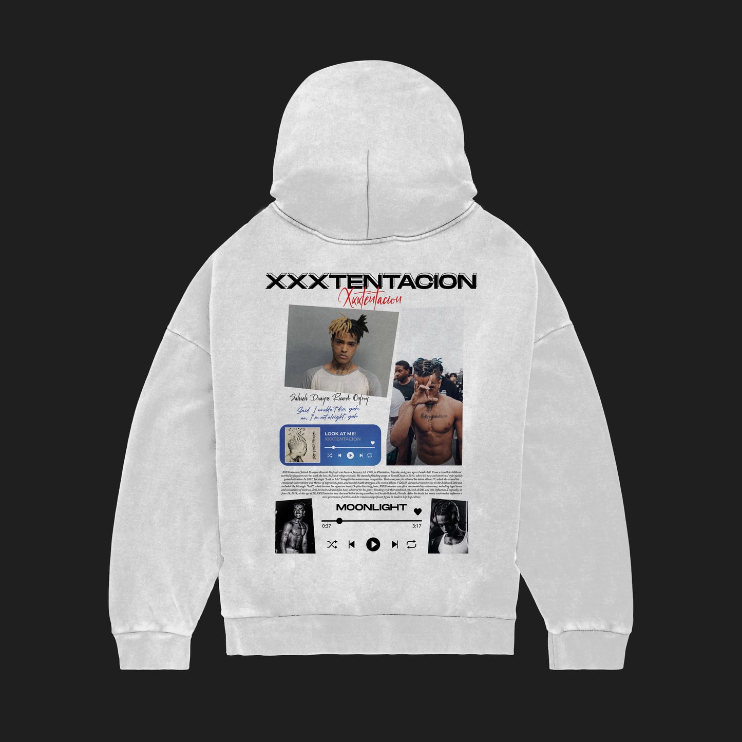 MACKBEARS™   Oversize XXTENTACION  Hoodie