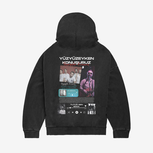 MACKBEARS™   Oversize YÜZYÜZEYKEN KONUŞURUZ  Hoodie
