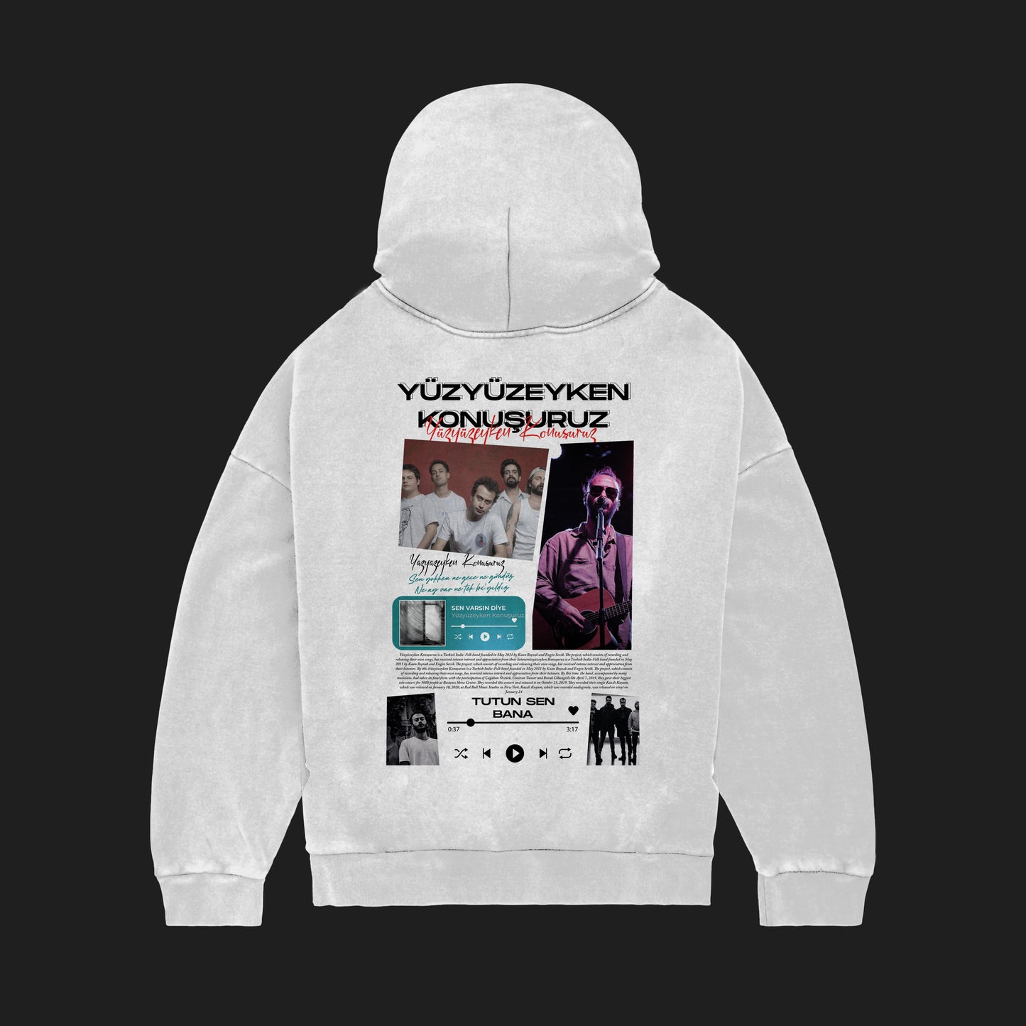 MACKBEARS™   Oversize YÜZYÜZEYKEN KONUŞURUZ  Hoodie