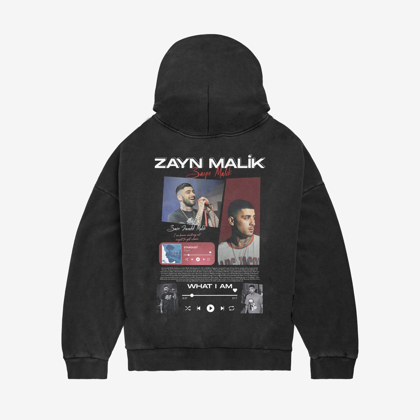 MACKBEARS™   Oversize ZAYN MALİK  Hoodie
