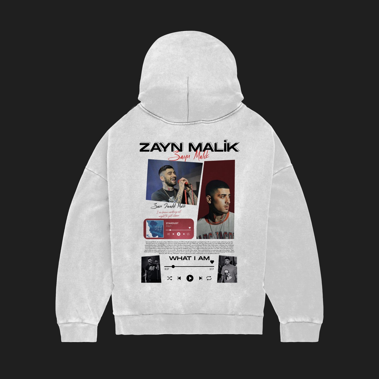 MACKBEARS™   Oversize ZAYN MALİK  Hoodie