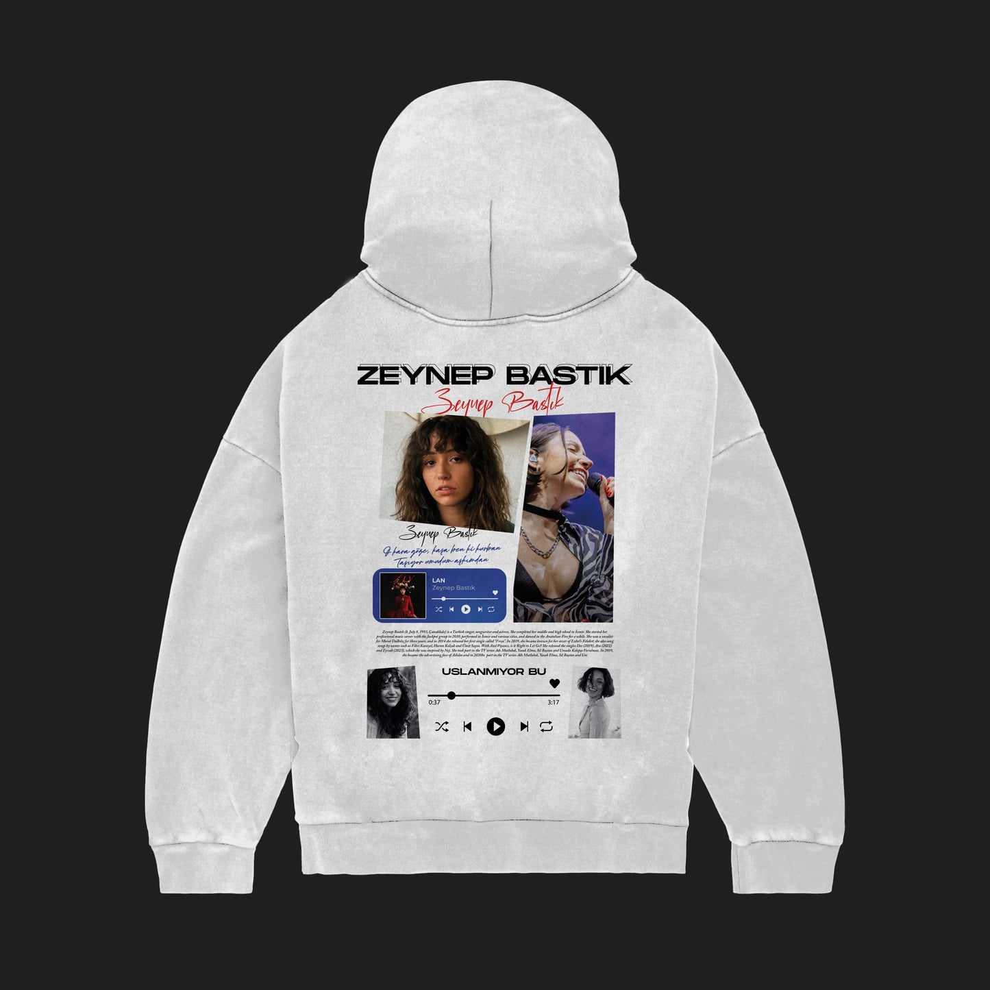 MACKBEARS™   Oversize ZEYNEP BASTIK  Hoodie