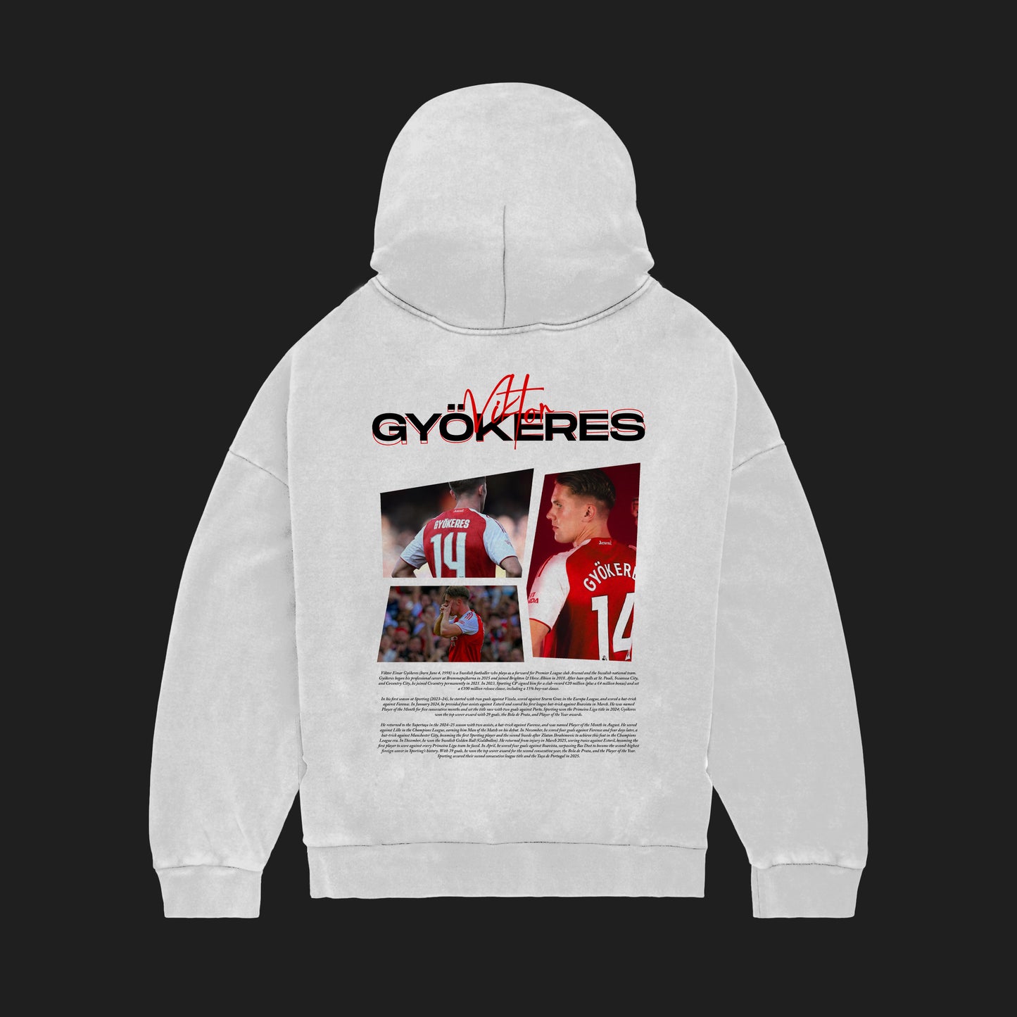 MACKBEARS™   Oversize VİKTOR GYÖKERES Hoodie