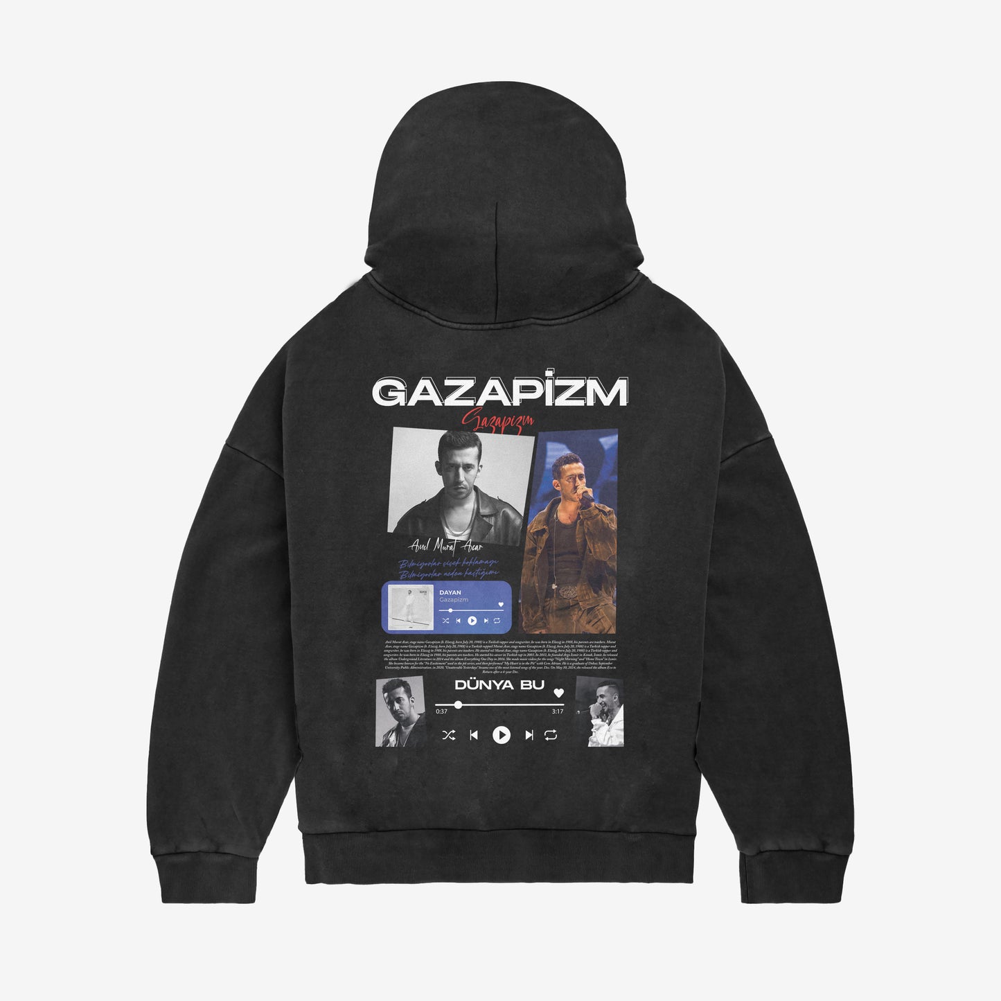 MACKBEARS™   Oversize GAZAPİZM Hoodie