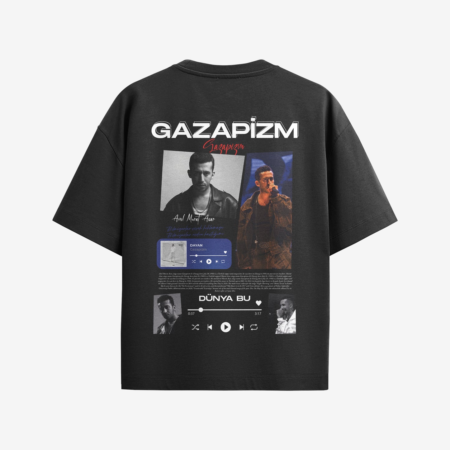 MACKBEARS™   Oversize GAZAPİZM T-shirt