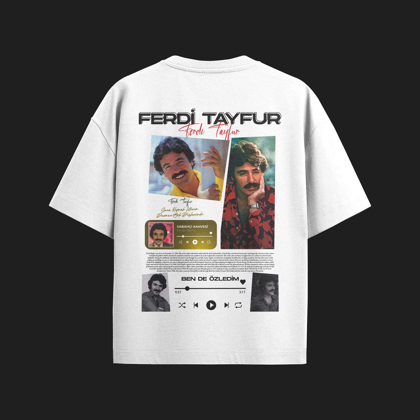 MACKBEARS™  Oversize FERDİ TAYFUR T-shirt