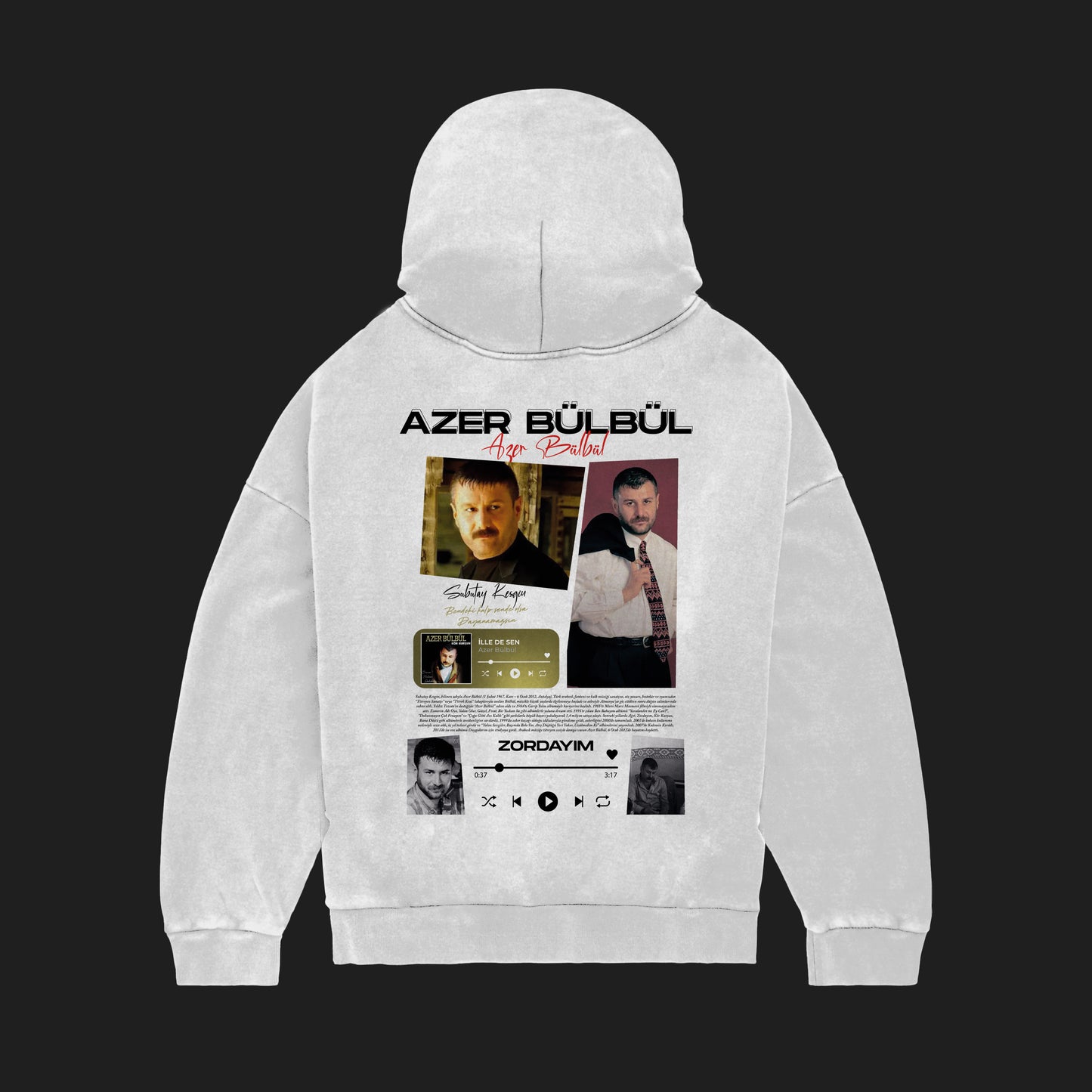 MACKBEARS™   Oversize AZER BÜLBÜL  Hoodie