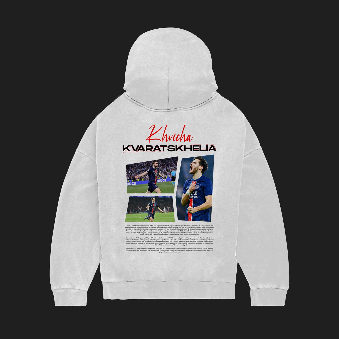 MACKBEARS™   Oversize KVİCHA KVARATSKHELIA Hoodie