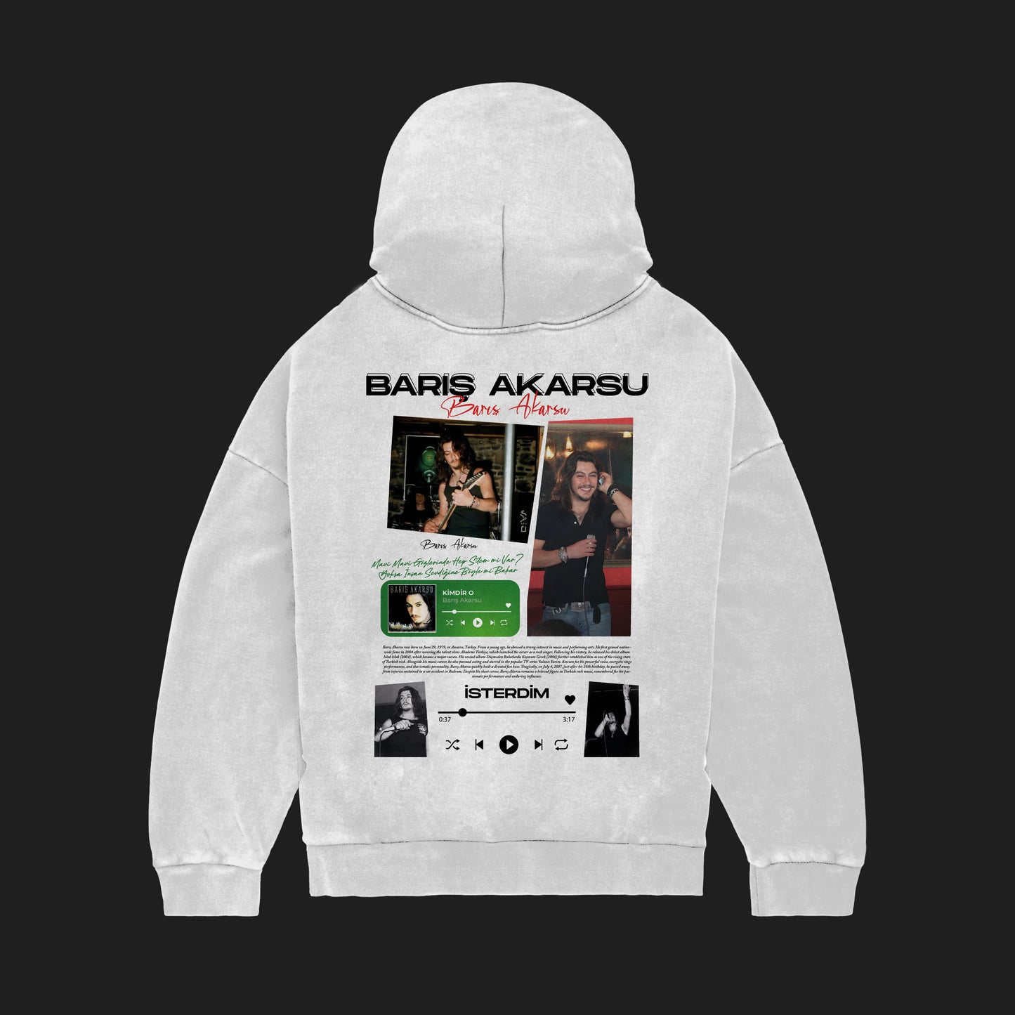 MACKBEARS™   Oversize BARIŞ AKARSU  Hoodie