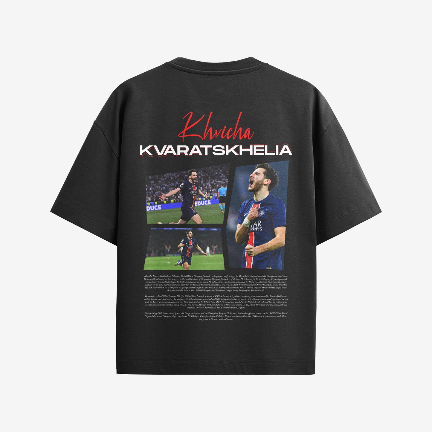 MACKBEARS™   Oversize  KHVICHA KVARATSKIHELIA T-shirt