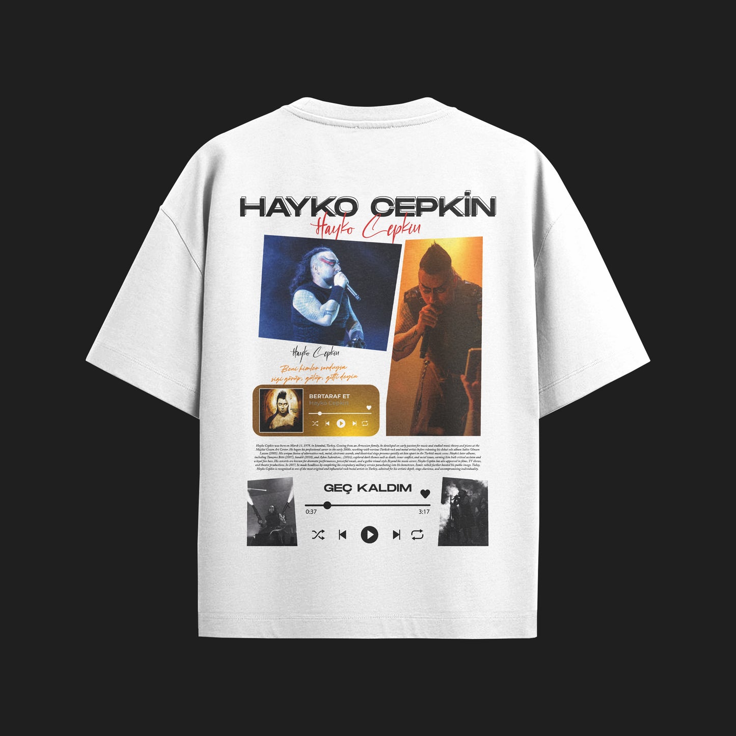 MACKBEARS™  Oversize HAYKO CEPKİN T-shirt