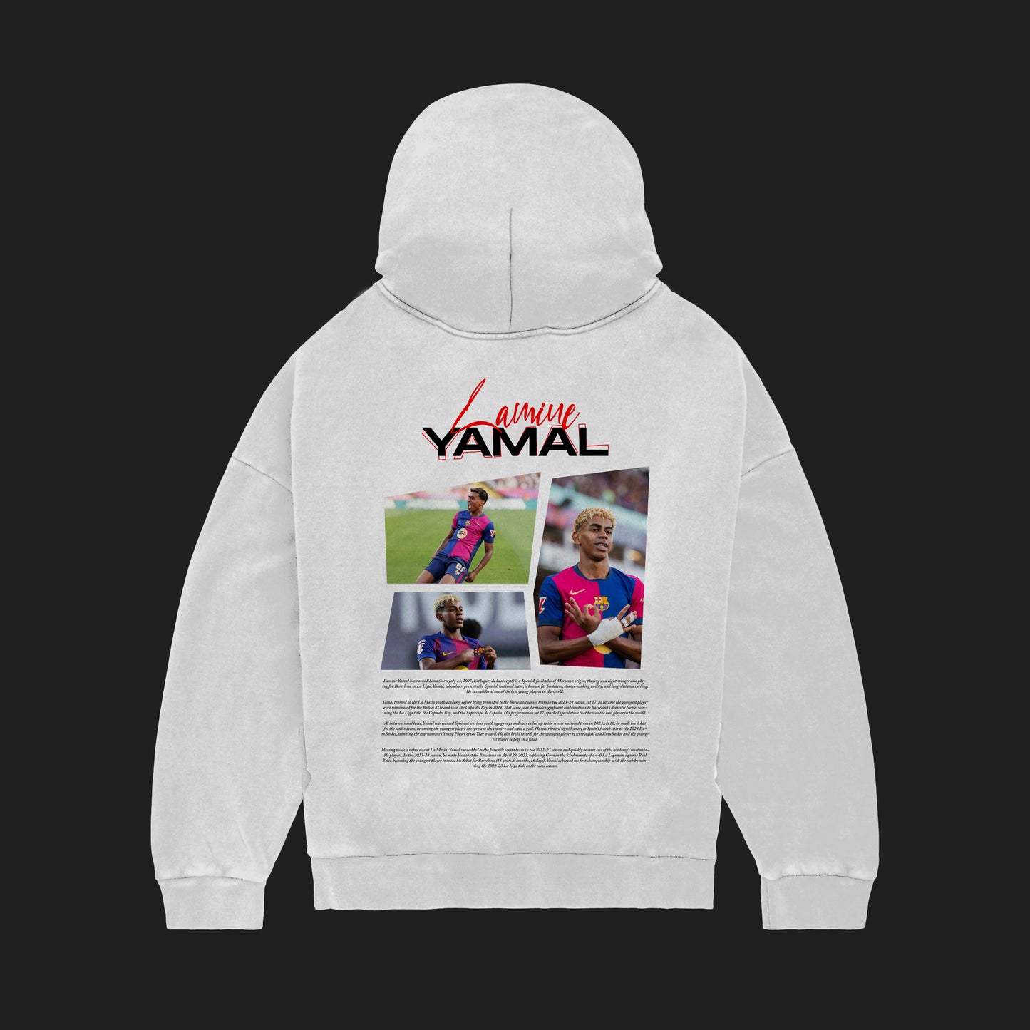 MACKBEARS™   Oversize  LAMİNE YAMAL Hoodie