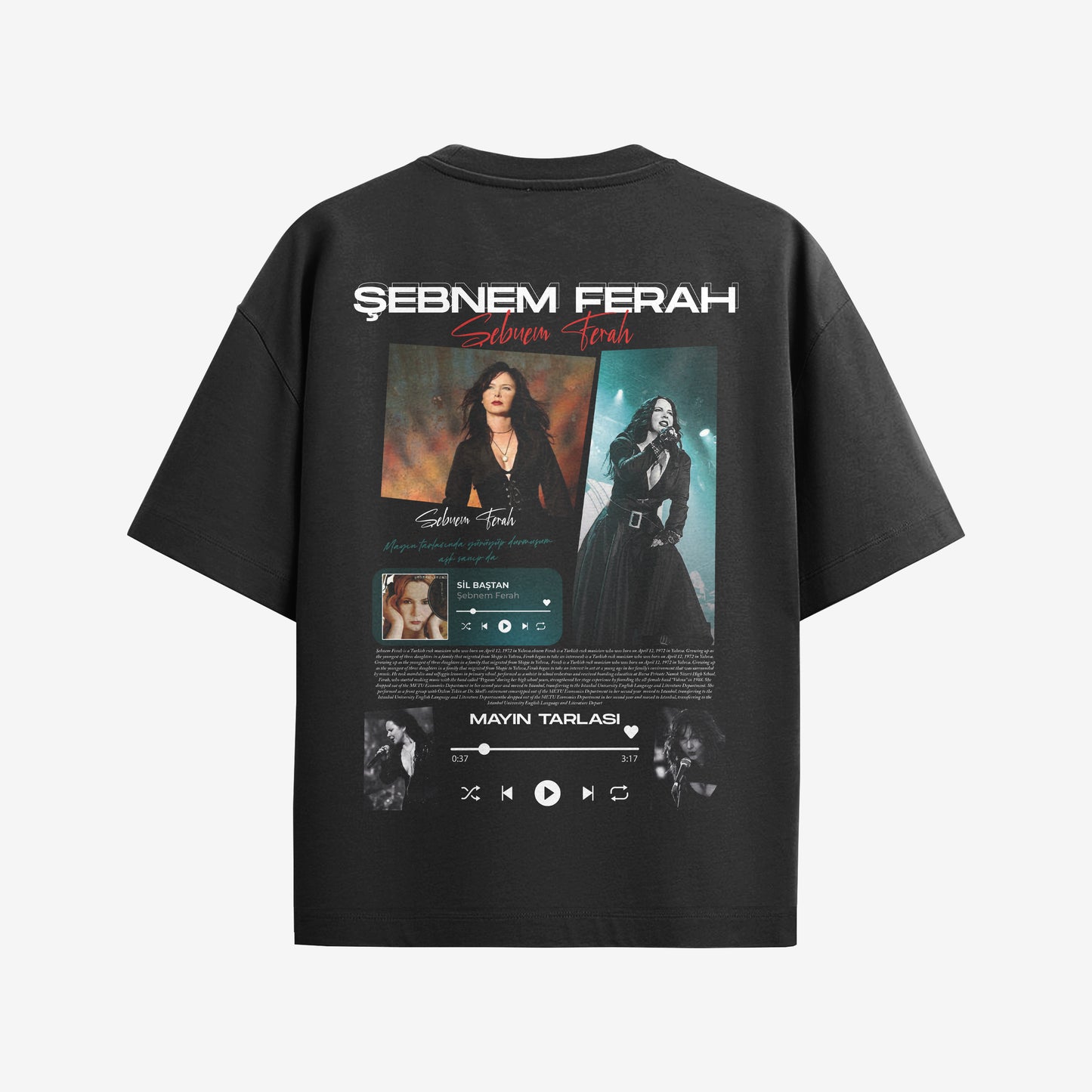 MACKBEARS™   Oversize ŞEBNEM FERAH T-shirt