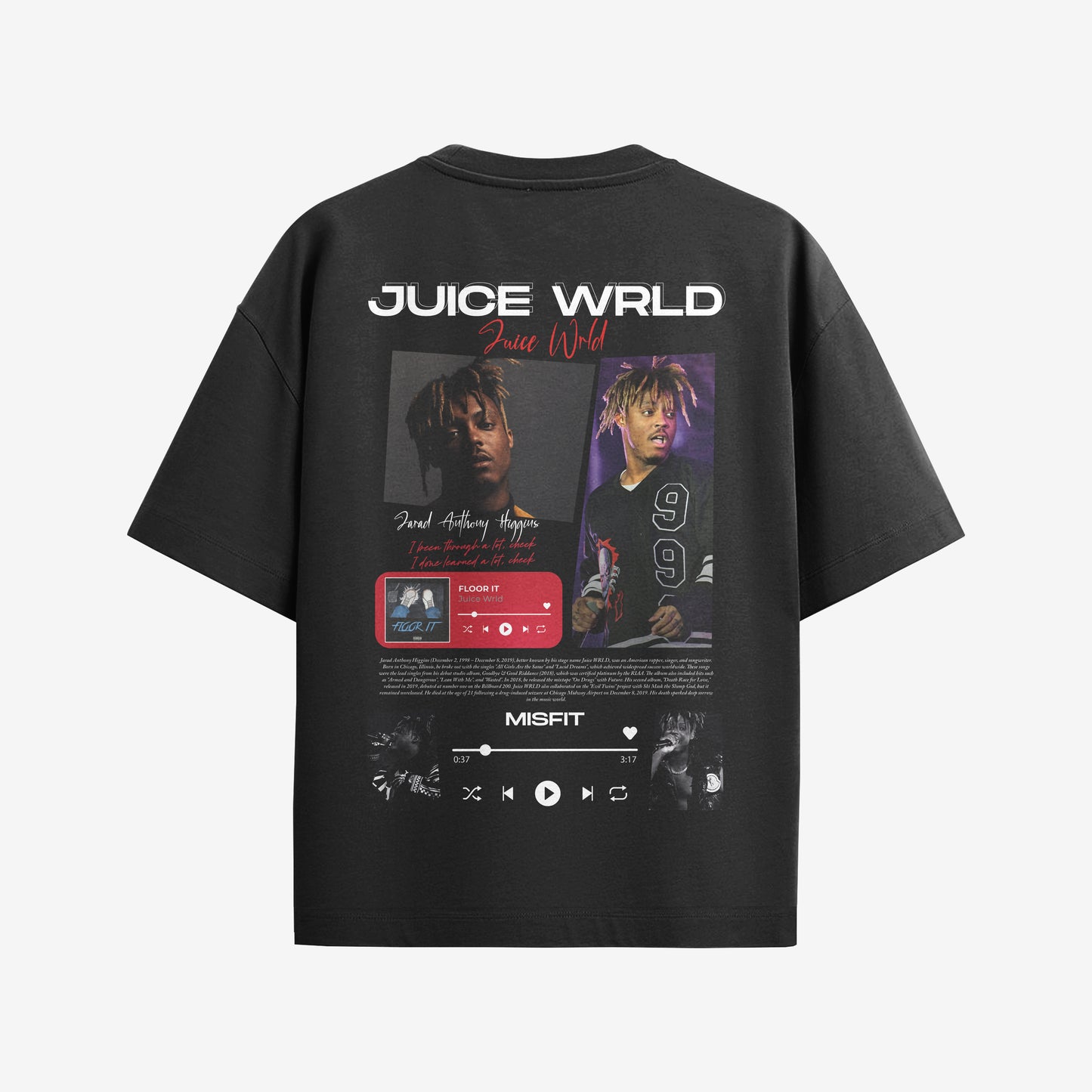 MACKBEARS™   Oversize  JUICE WRLD T-shirt