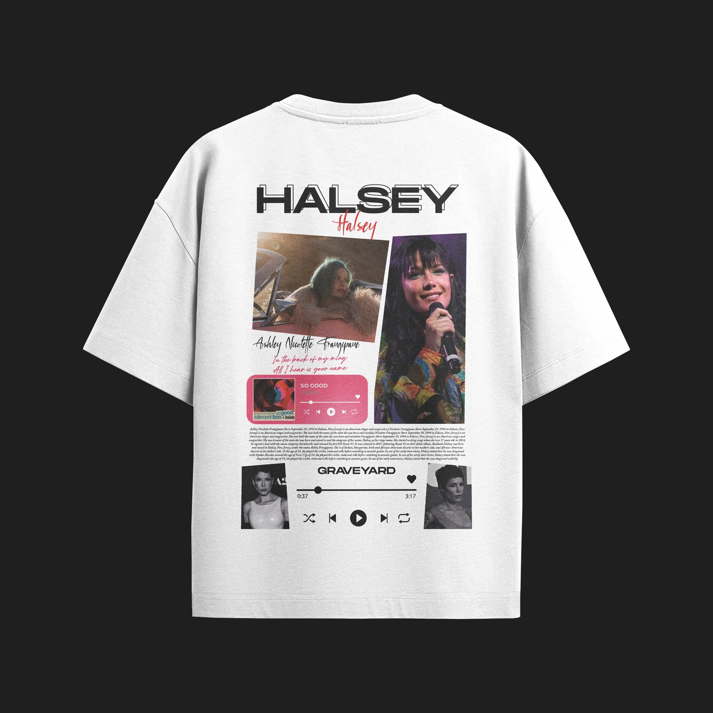 MACKBEARS™   Oversize HALSEY T-shirt