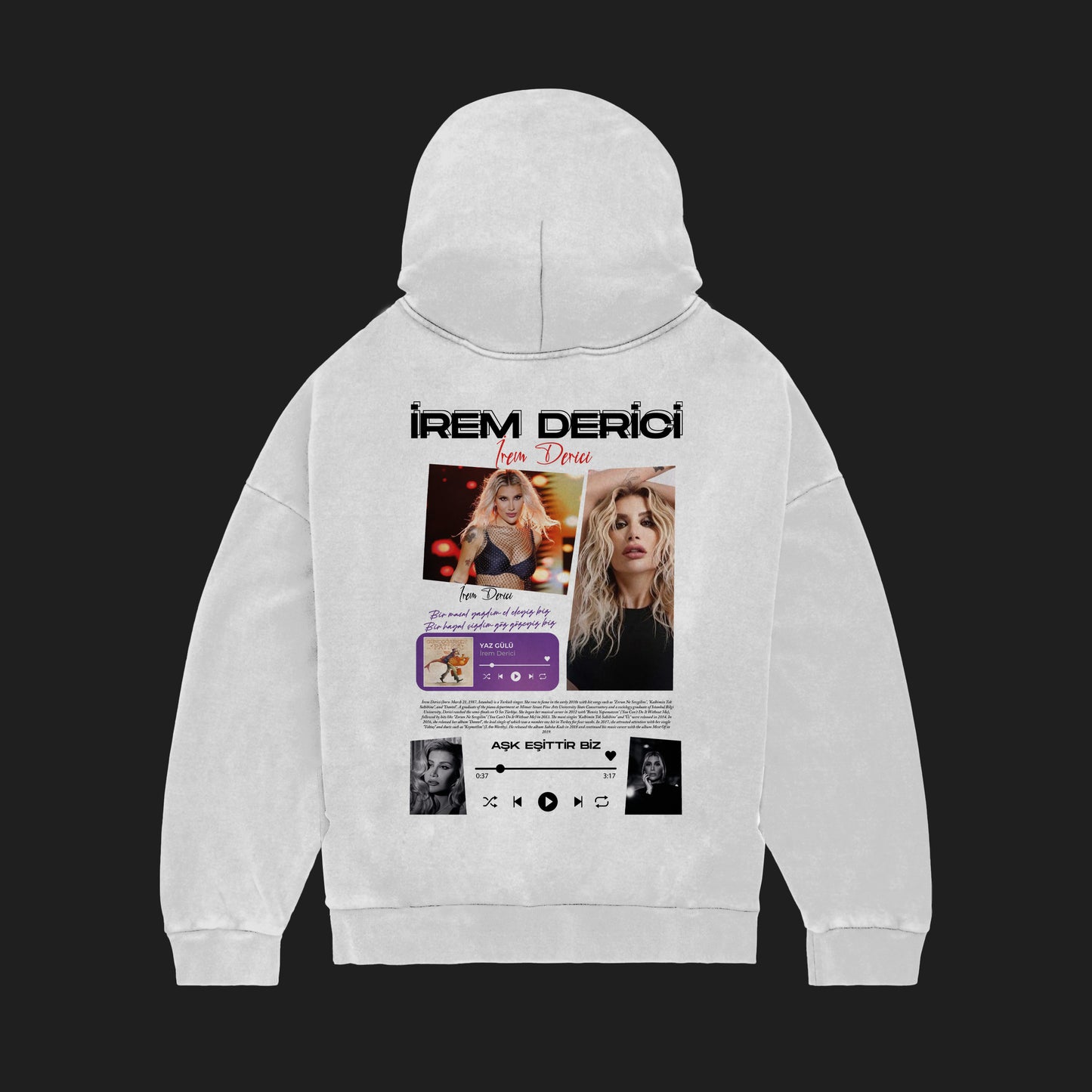 MACKBEARS™   Oversize İREM DERİCİ Hoodie
