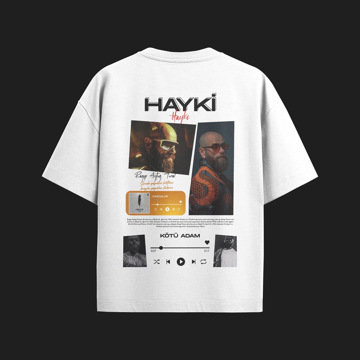 MACKBEARS™   Oversize HAYKİ T-shirt