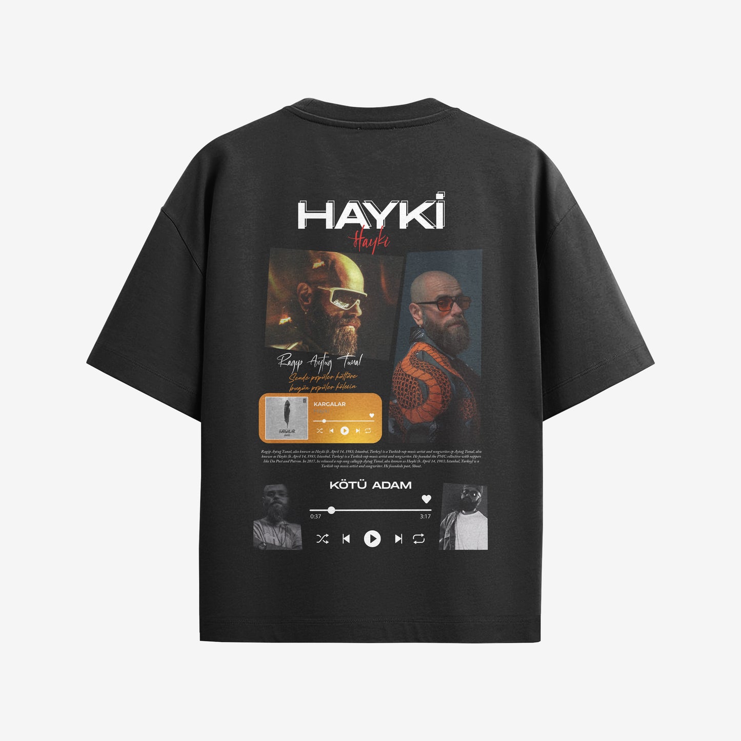 MACKBEARS™   Oversize HAYKİ T-shirt
