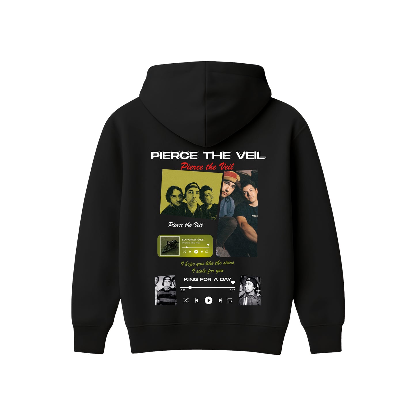 MACKBEARS™ Oversize PIERCE THE VEIL Hoodie