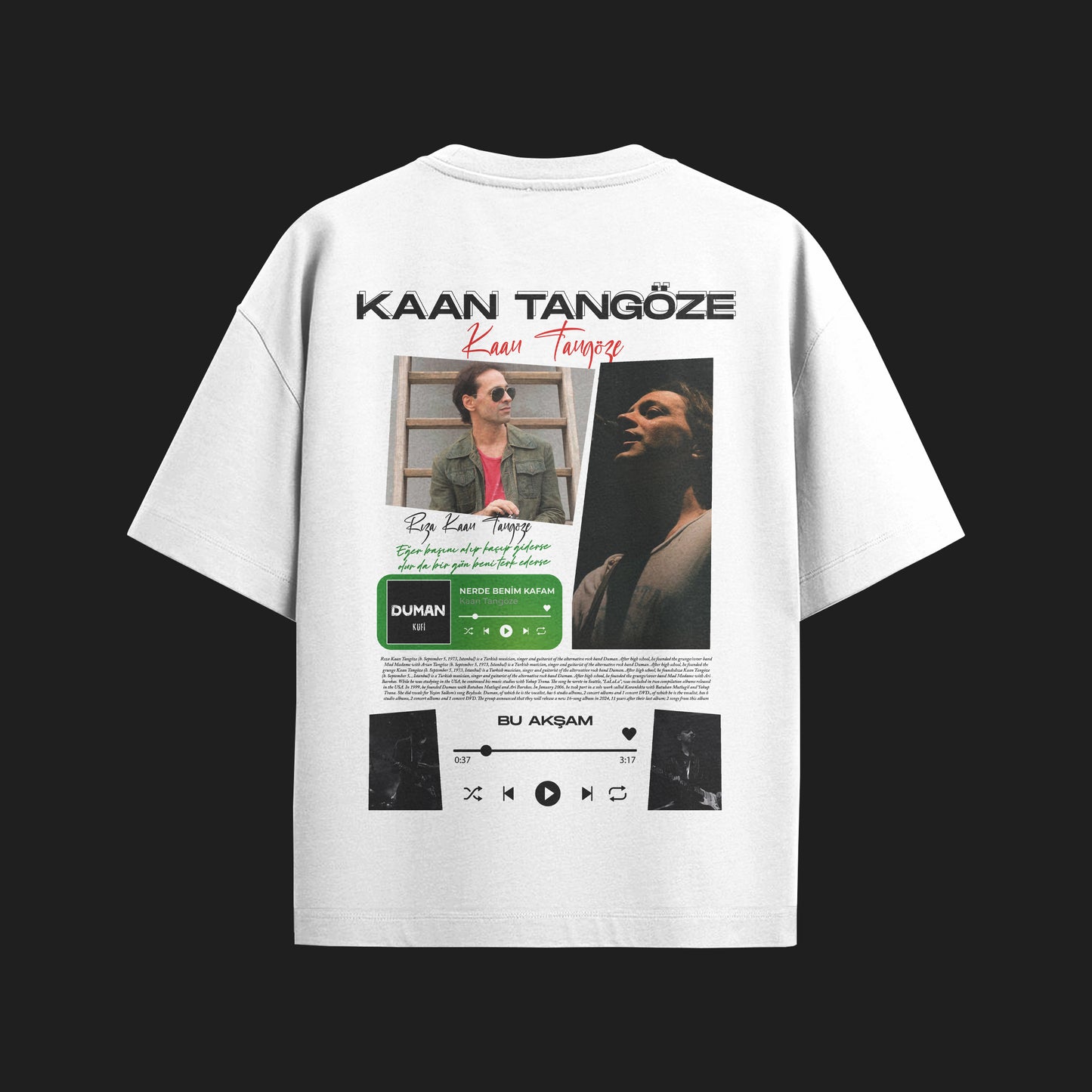 MACKBEARS™   Oversize  KAAN TANGÖZE T-shirt