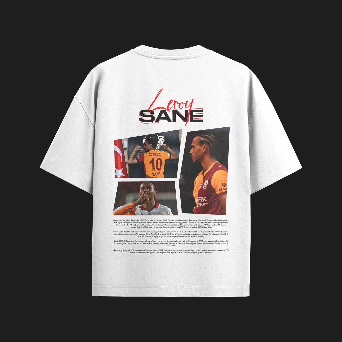 MACKBEARS™   Oversize  LEROY SANE T-shirt