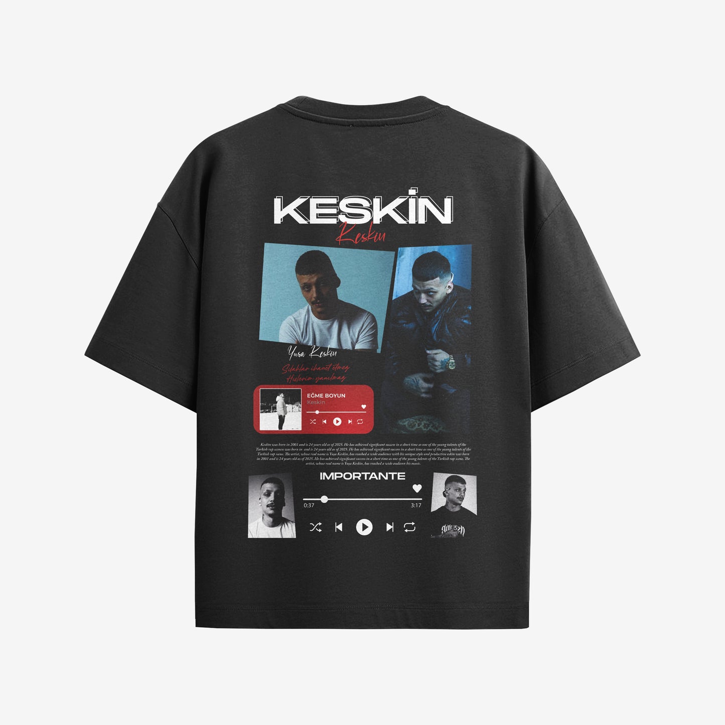 MACKBEARS™   Oversize KESKİN T-shirt