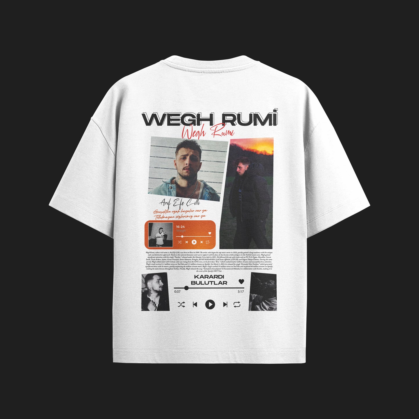 MACKBEARS™   Oversize WEGH RUMİ T-shirt