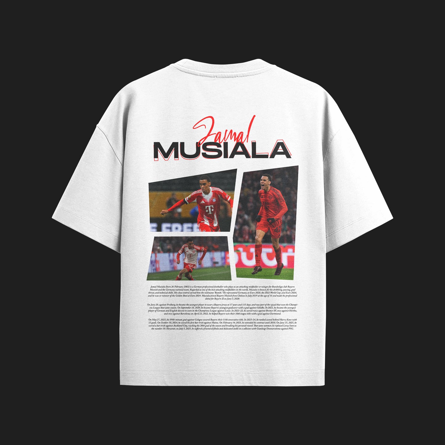 MACKBEARS™   Oversize  ZAMAL MUSIALA T-shirt