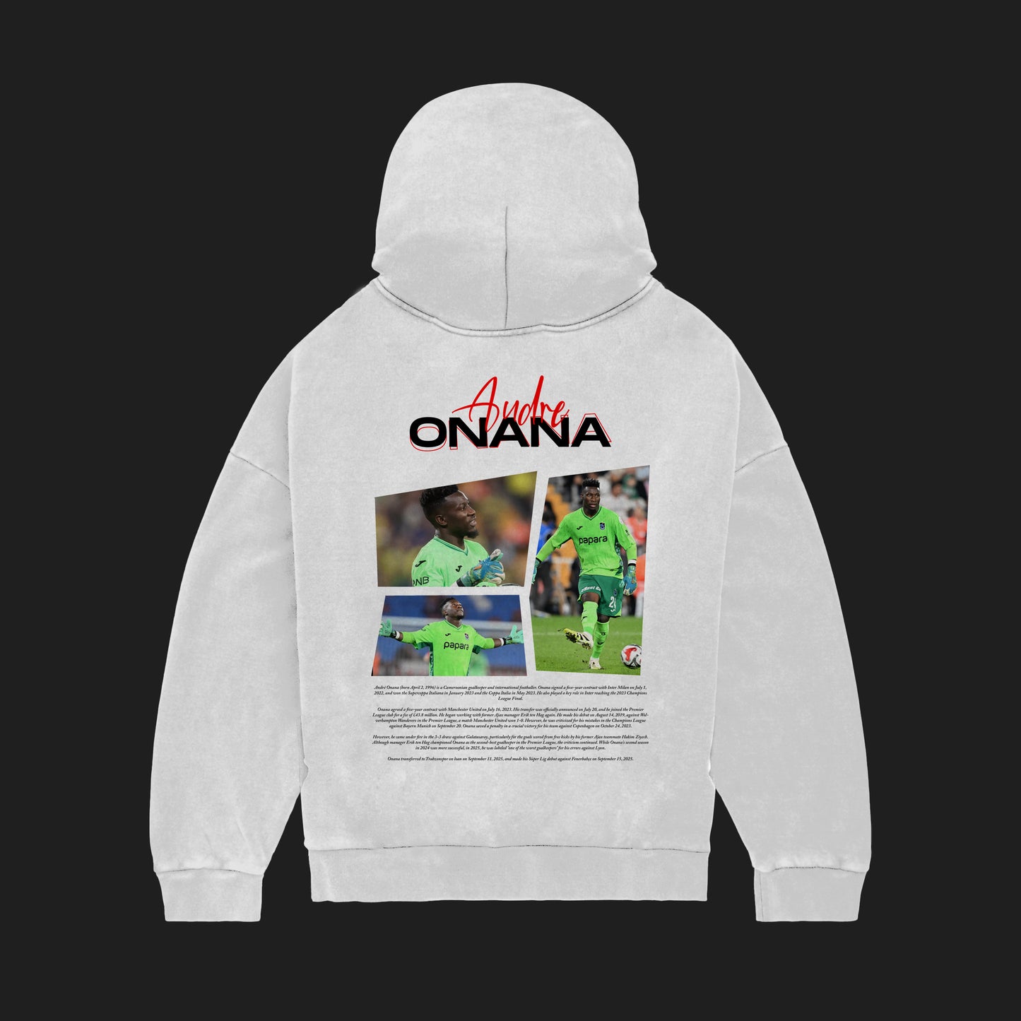 MACKBEARS™   Oversize ANDRE ONANA Hoodie
