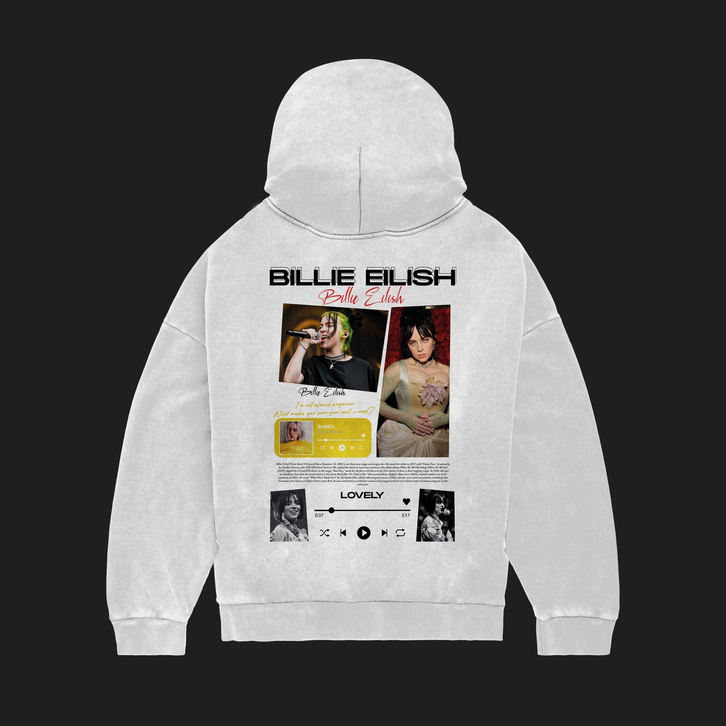 MACKBEARS™   Oversize BILLIE EILISH Hoodie