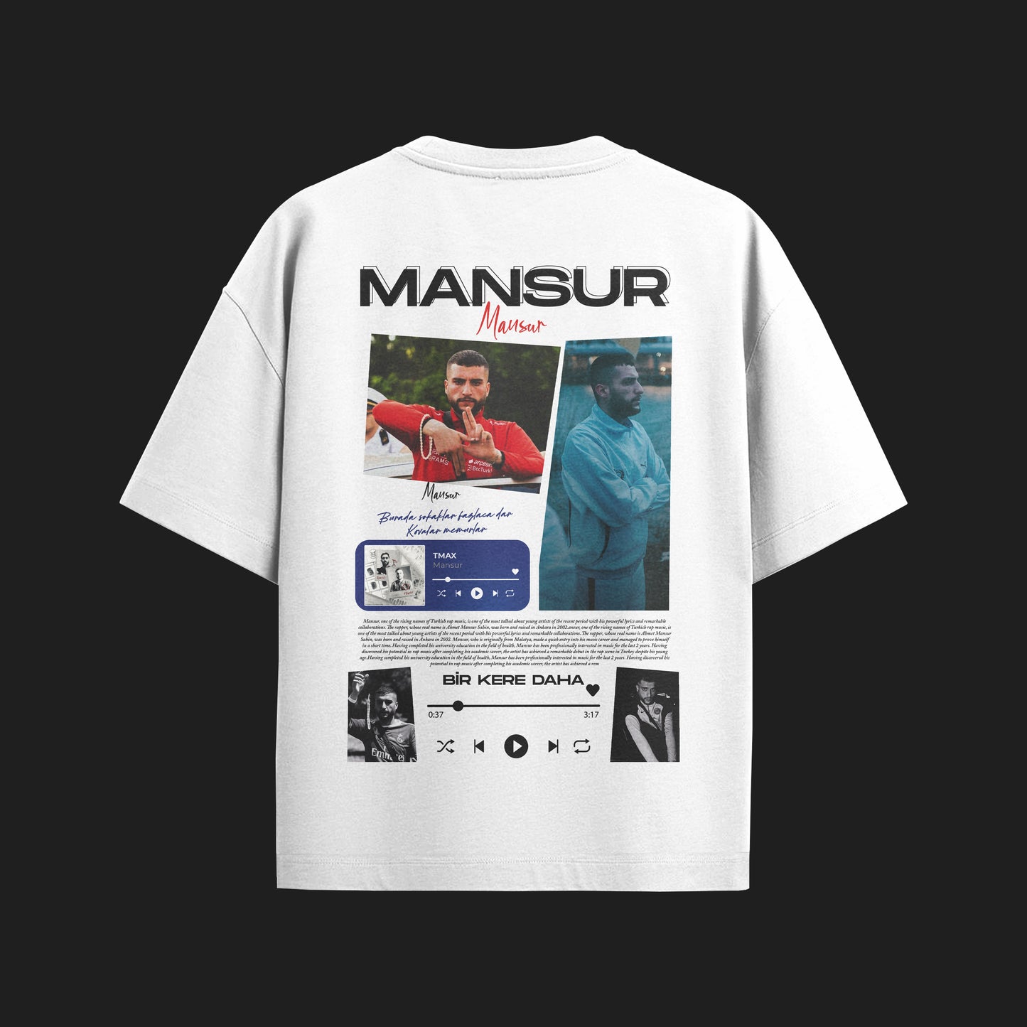 MACKBEARS™   Oversize MANSUR T-shirt
