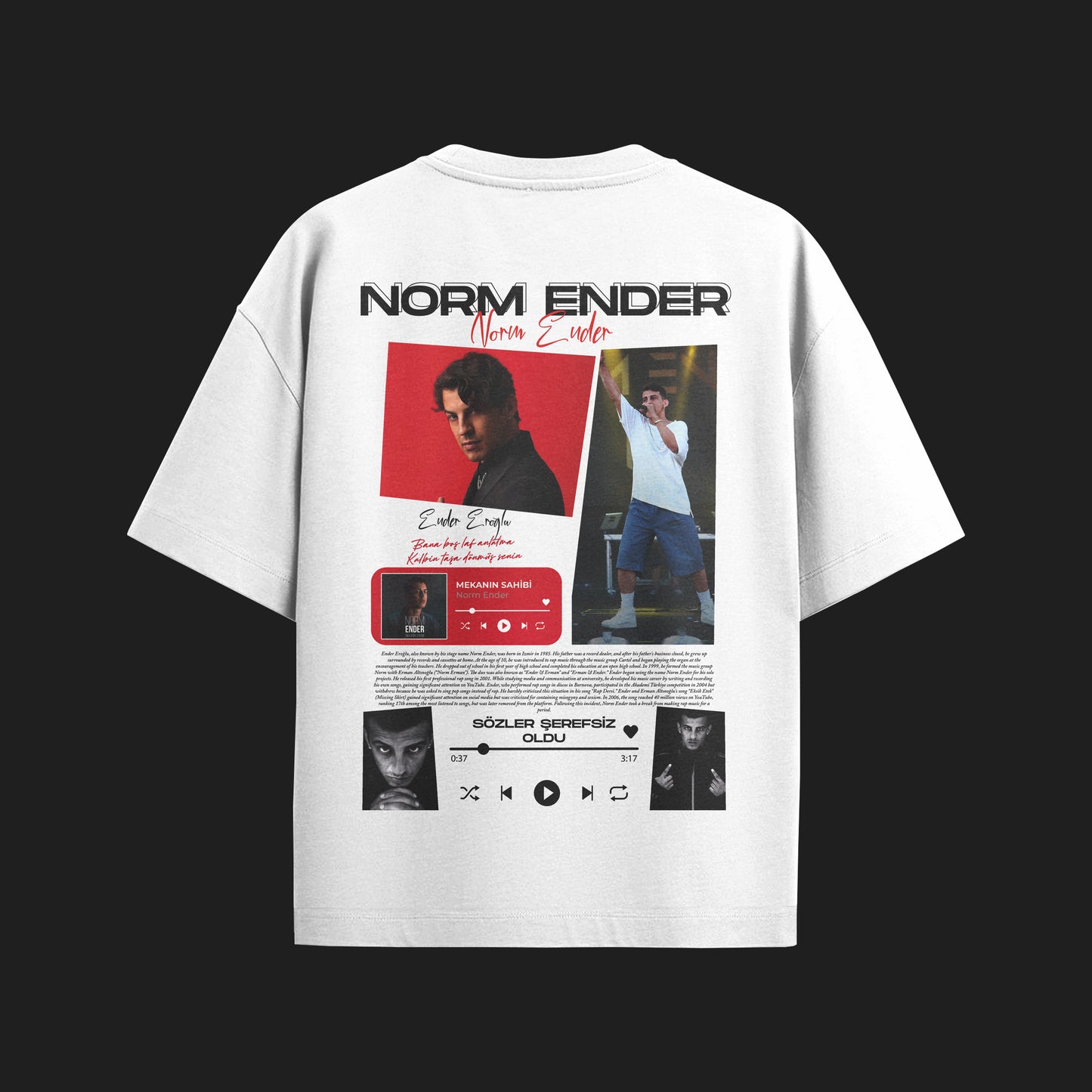 MACKBEARS™  Oversize NORM ENDER T-shirt