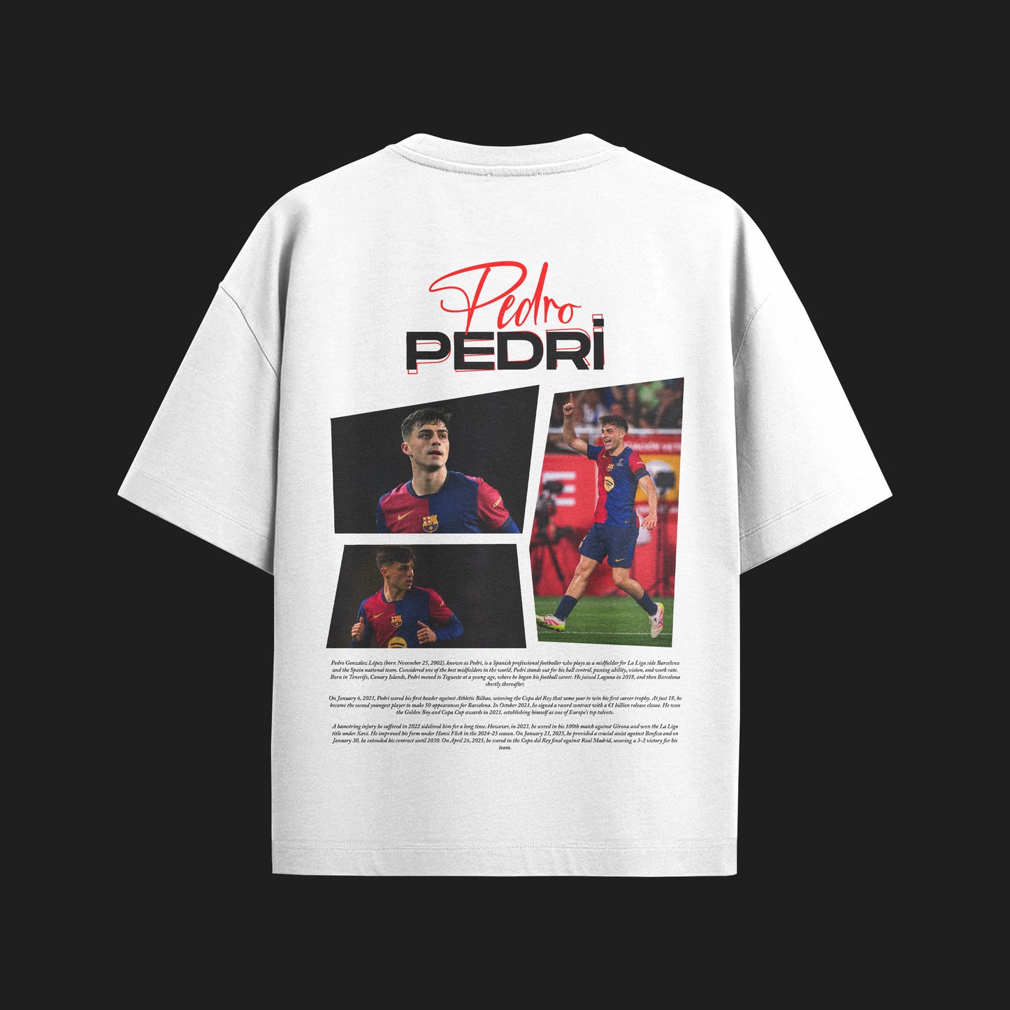 MACKBEARS™   Oversize  PEDRO PEDRİ T-shirt