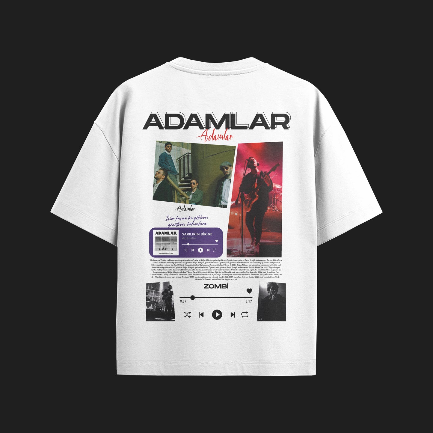 MACKBEARS™   Oversize ADAMLAR T-shirt
