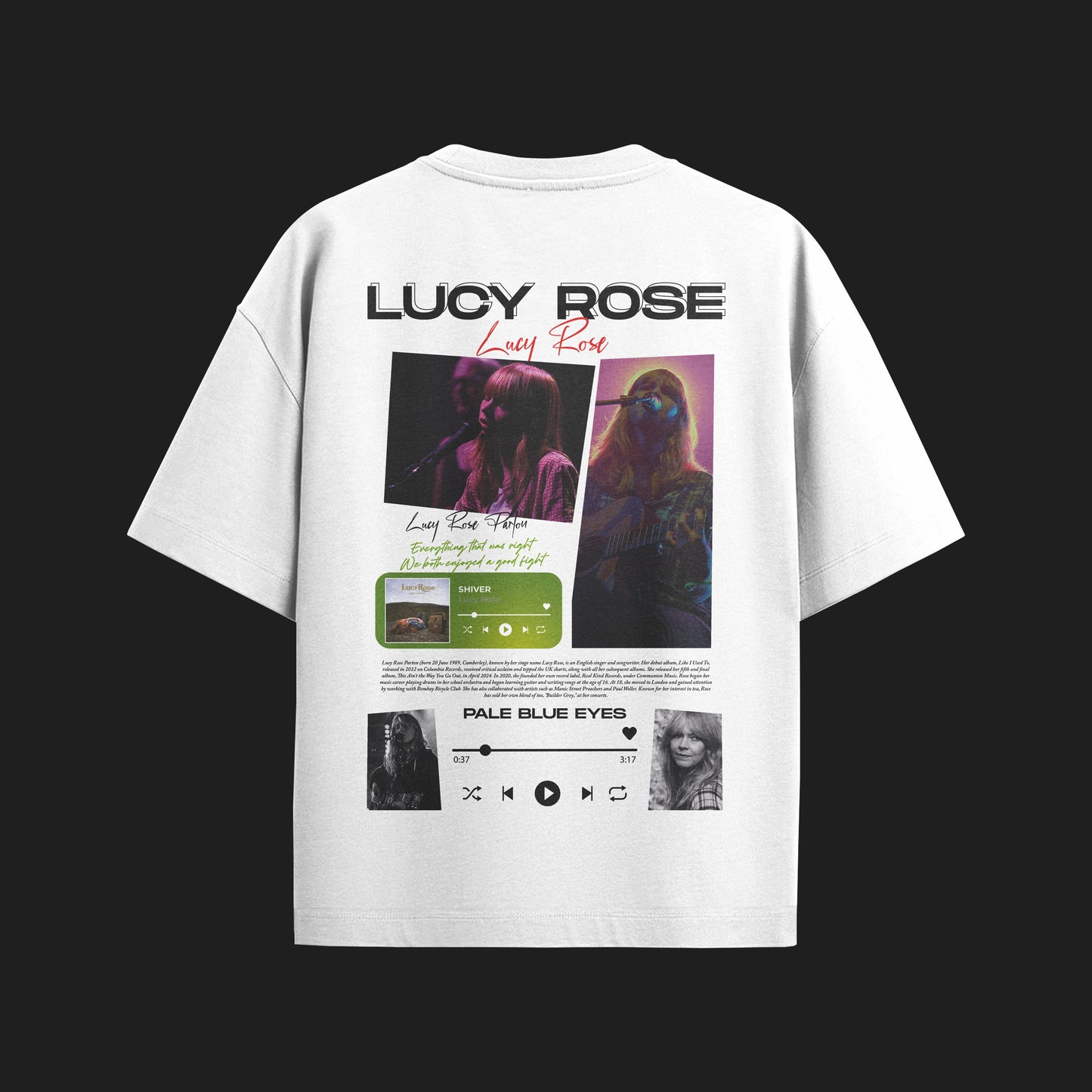 MACKBEARS™   Oversize  LUCY ROSE T-shirt