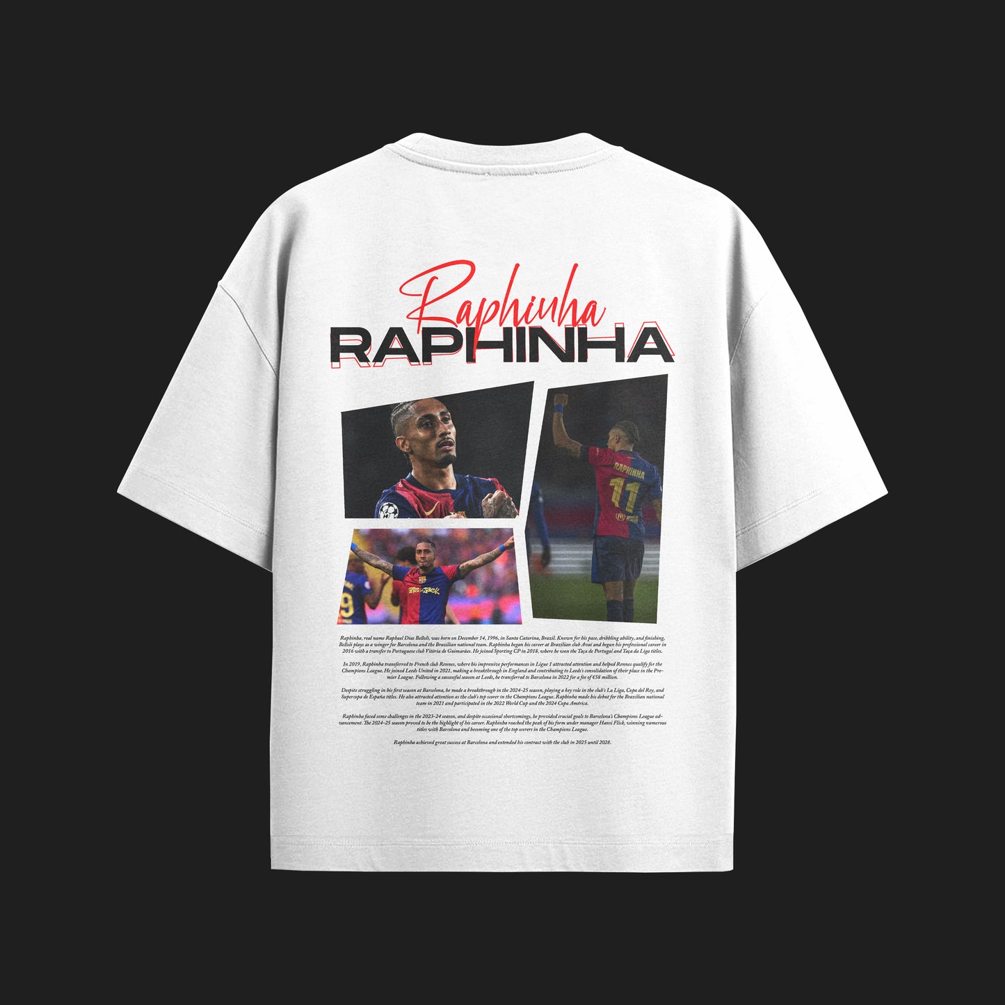 MACKBEARS™   Oversize  RAPHİNHA  T-shirt