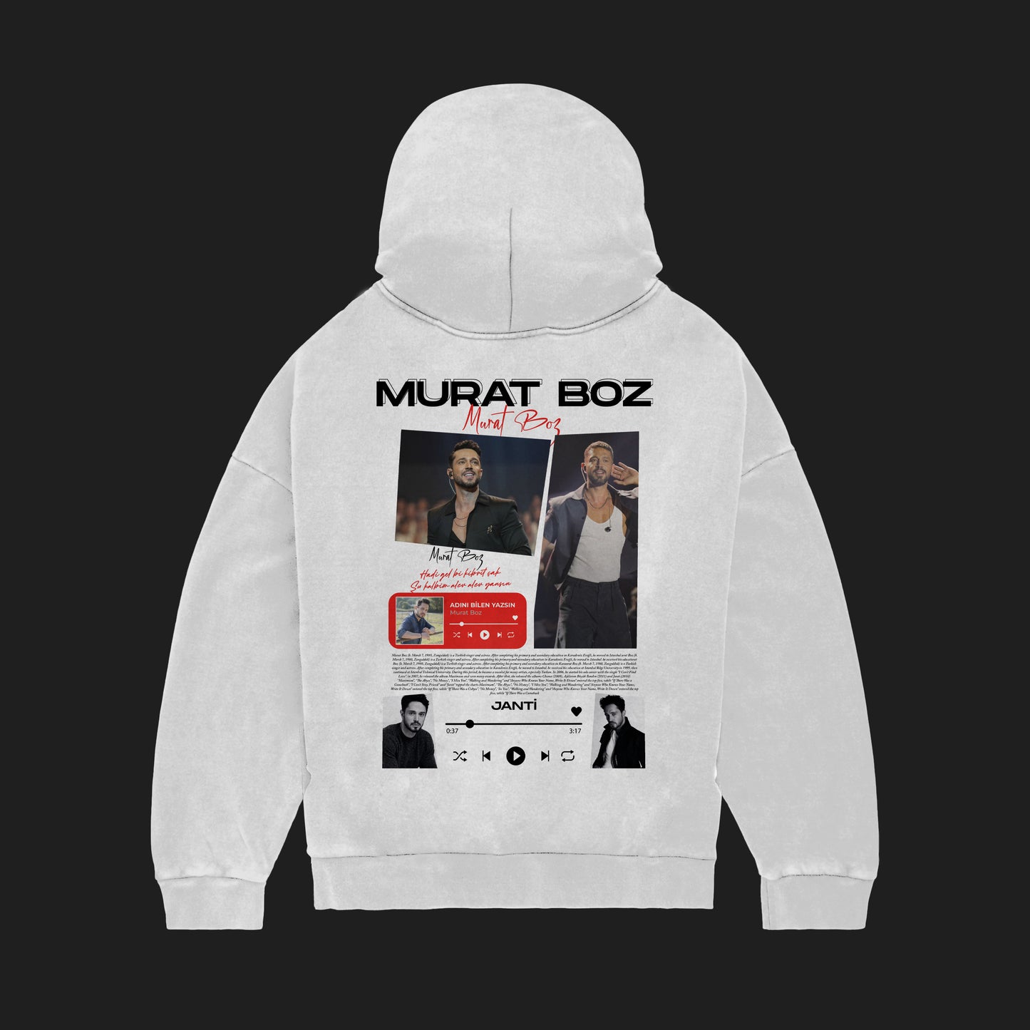 MACKBEARS™   Oversize MURAT BOZ Hoodie