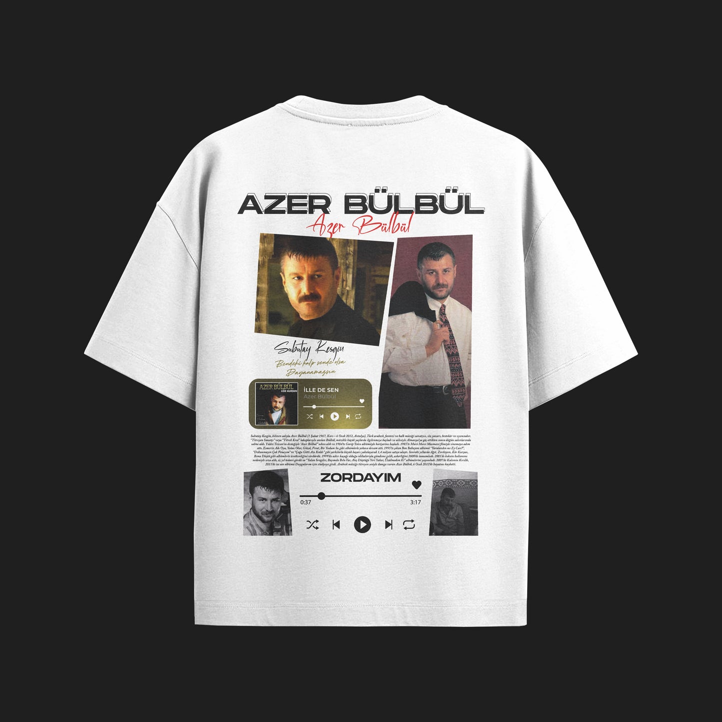 MACKBEARS™   Oversize AZER BÜLBÜL T-shirt