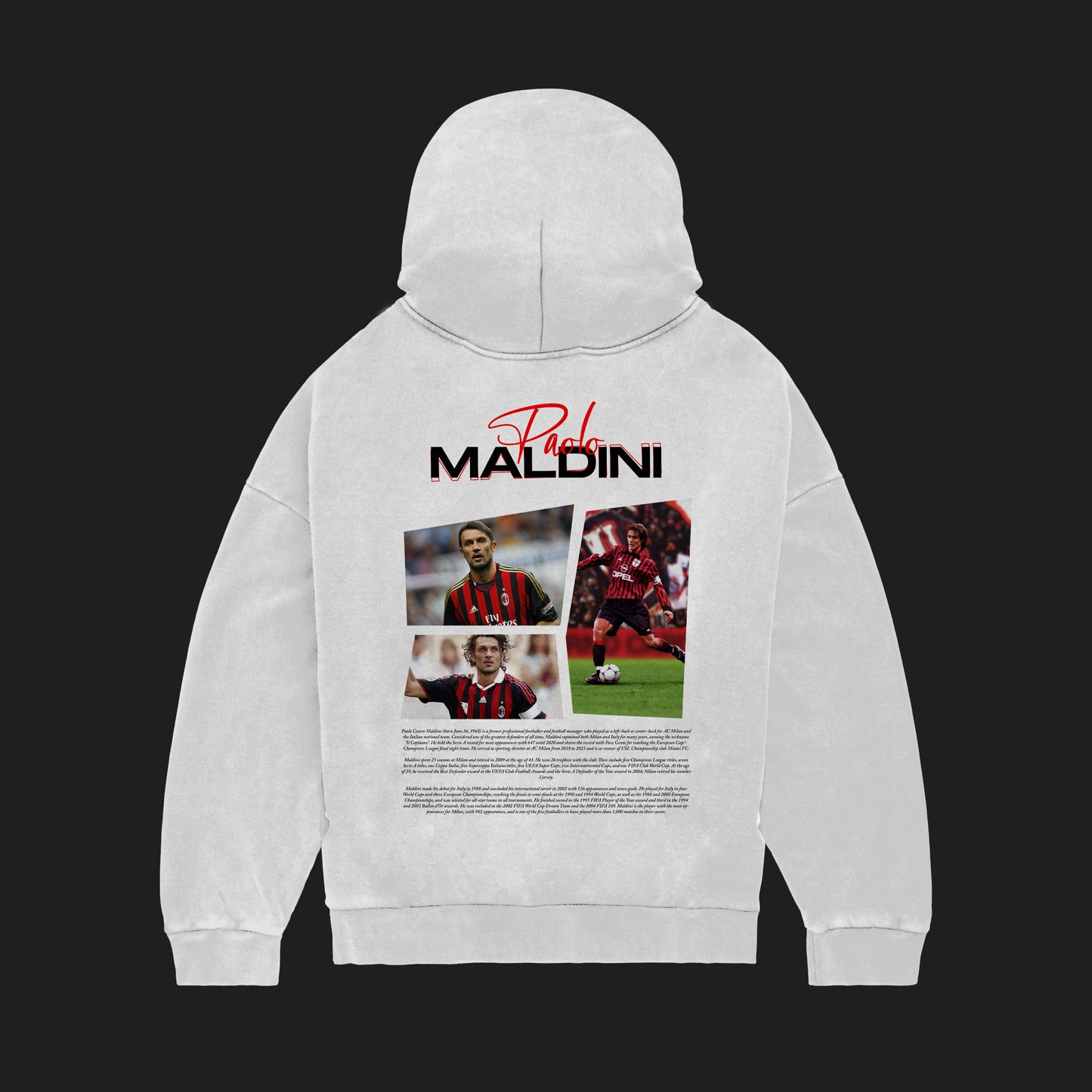 MACKBEARS™   Oversize PAOLO MALDINI Hoodie