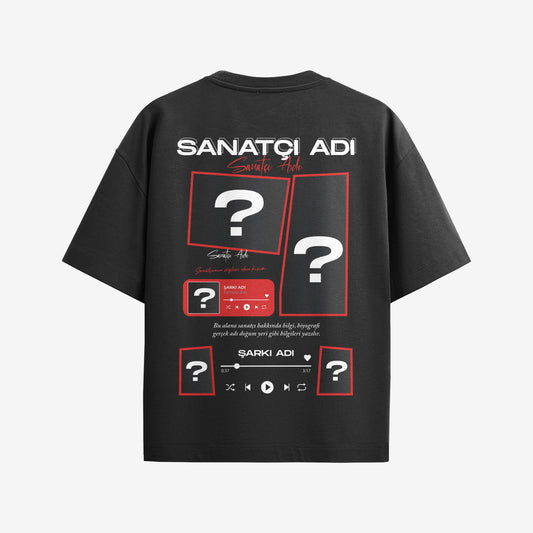 MACKBEARS™   Oversize  SEN TASARLA SANATÇI  T-shirt